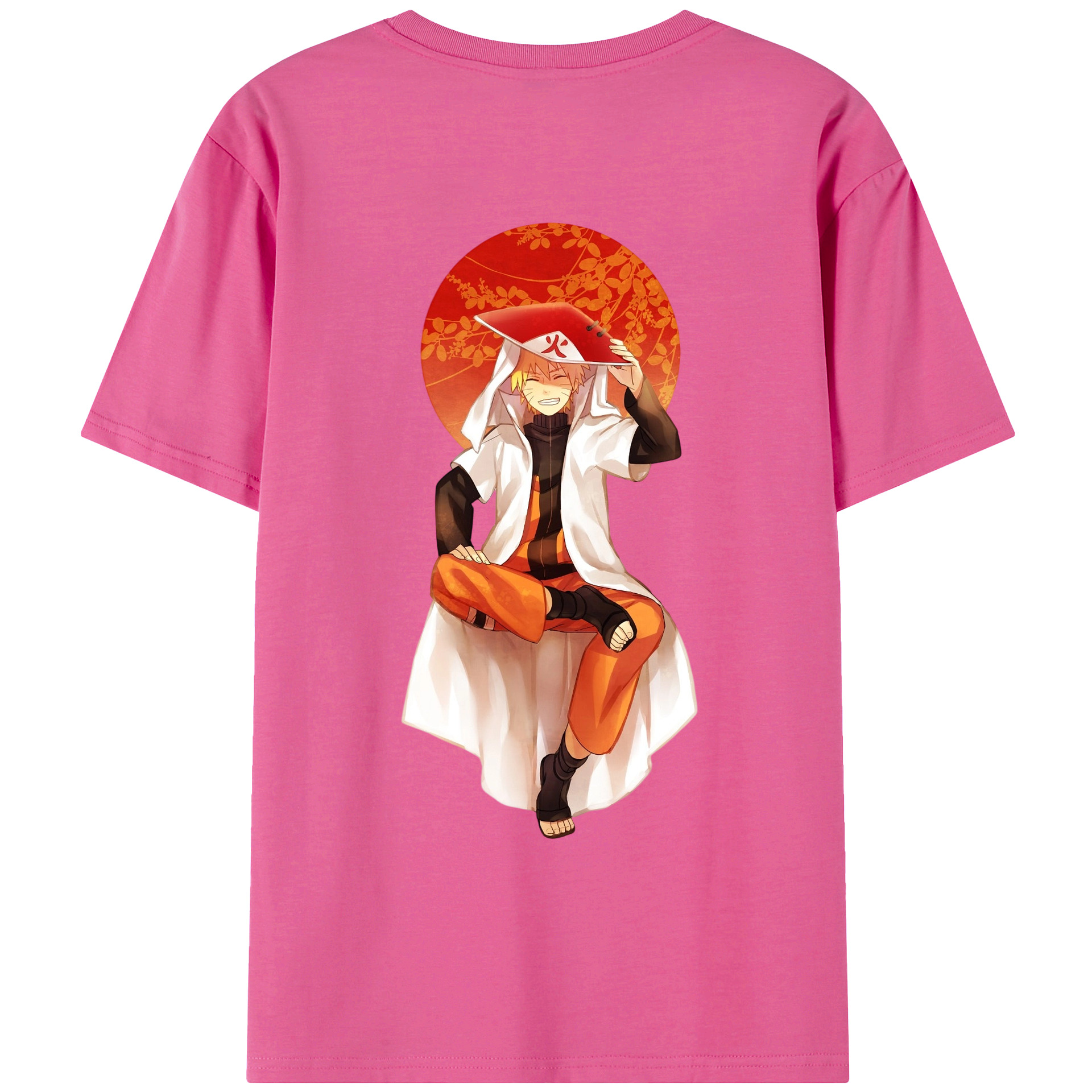 （画像用） NARUTO -ナルト- うずまき ナルト Uzumaki Naruto レディース半袖Tシャツ(バックプリント)