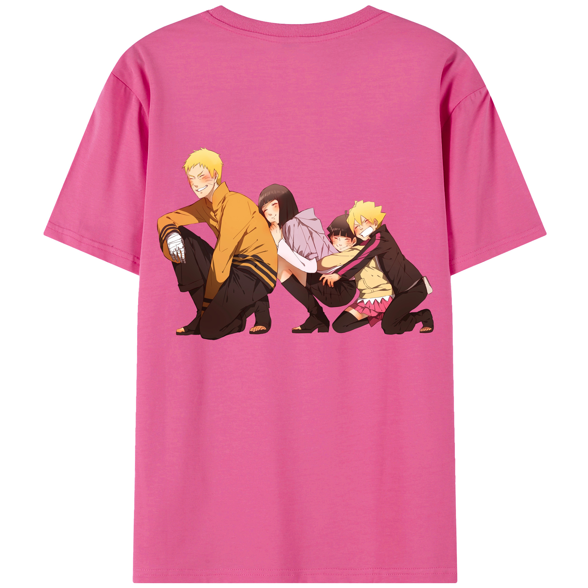 （画像用） NARUTO -ナルト- うずまき ナルト Uzumaki Naruto レディース半袖Tシャツ(バックプリント)