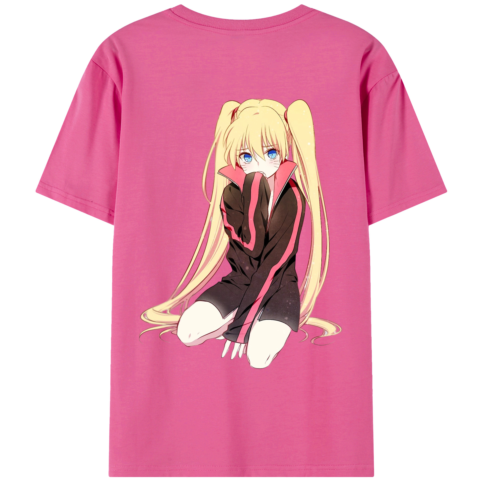 （画像用） NARUTO -ナルト- うずまき ナルト Uzumaki Naruto レディース半袖Tシャツ(バックプリント)