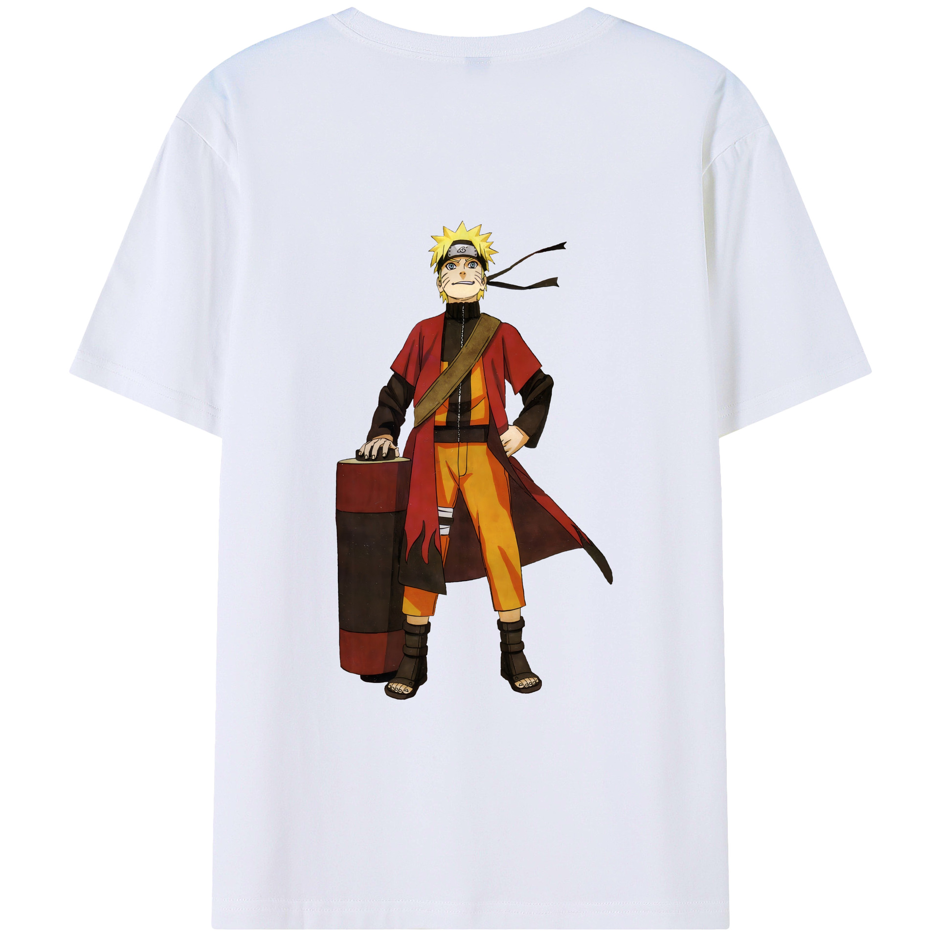 （画像用） NARUTO -ナルト- うずまき ナルト Uzumaki Naruto レディース半袖Tシャツ(バックプリント)