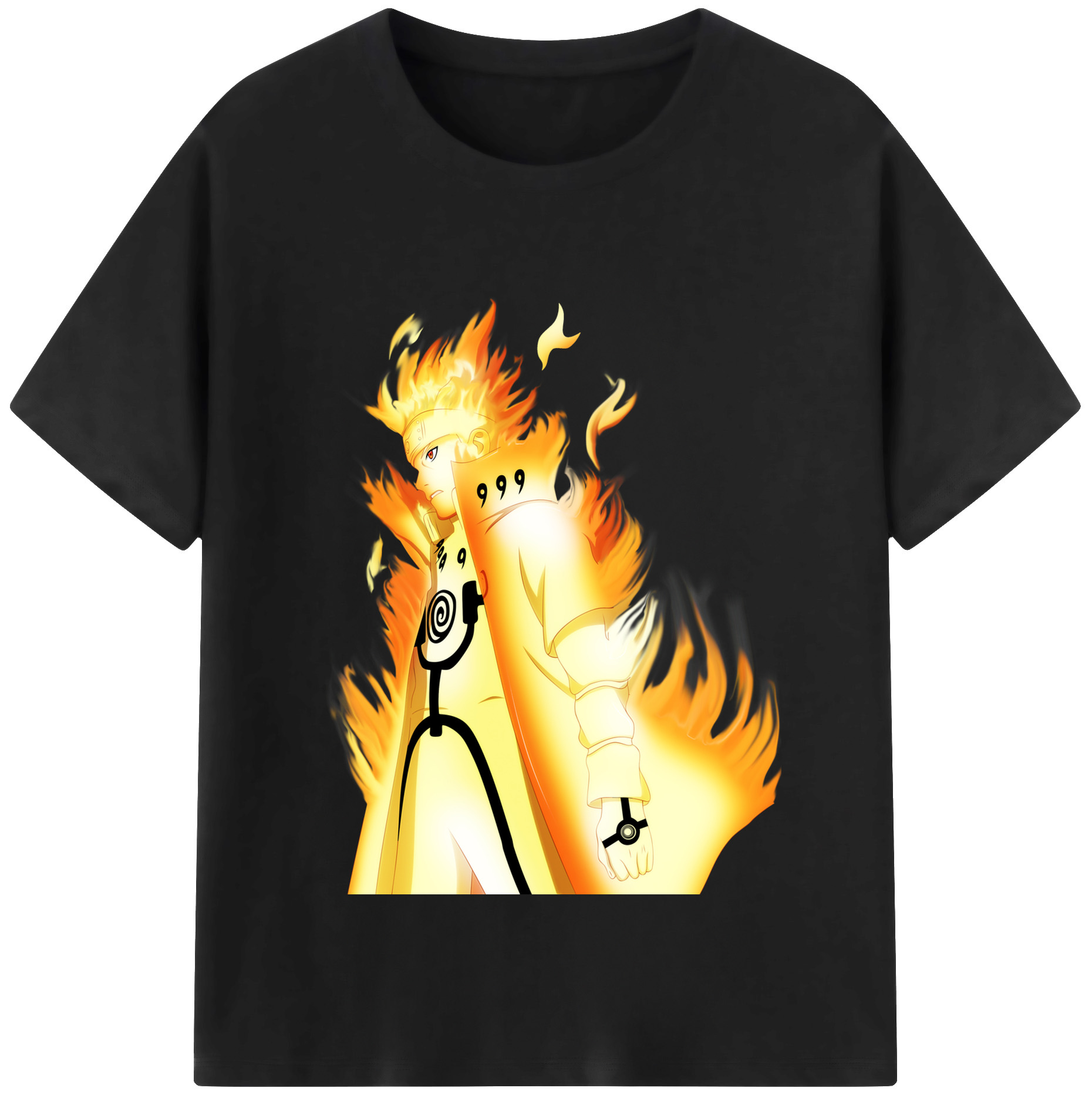 （画像用） NARUTO -ナルト- うずまき ナルト Uzumaki Naruto レディースカジュアルプリントTシャツ（綿100％）