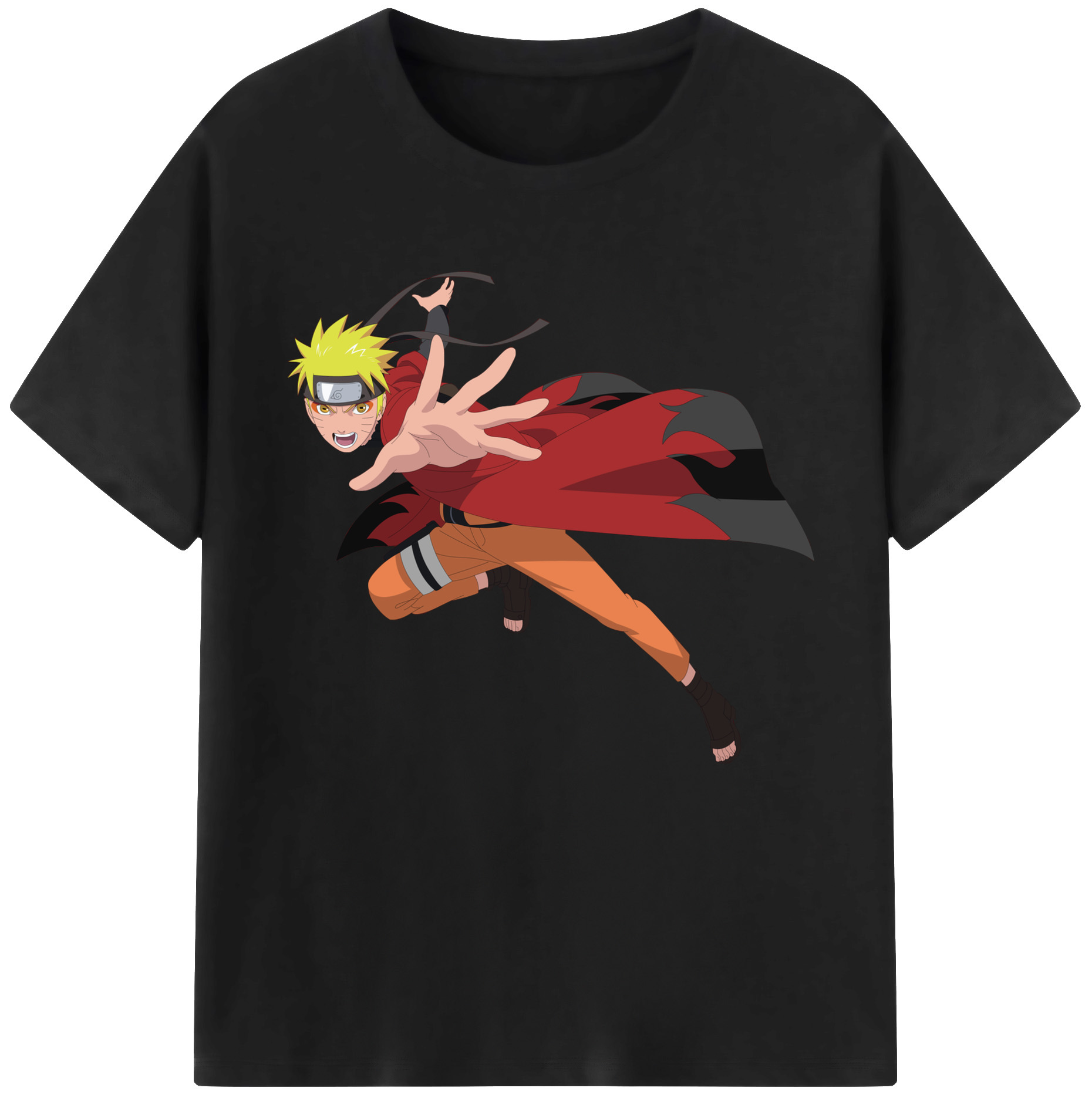 （画像用） NARUTO -ナルト- うずまき ナルト Uzumaki Naruto レディースカジュアルプリントTシャツ（綿100％）
