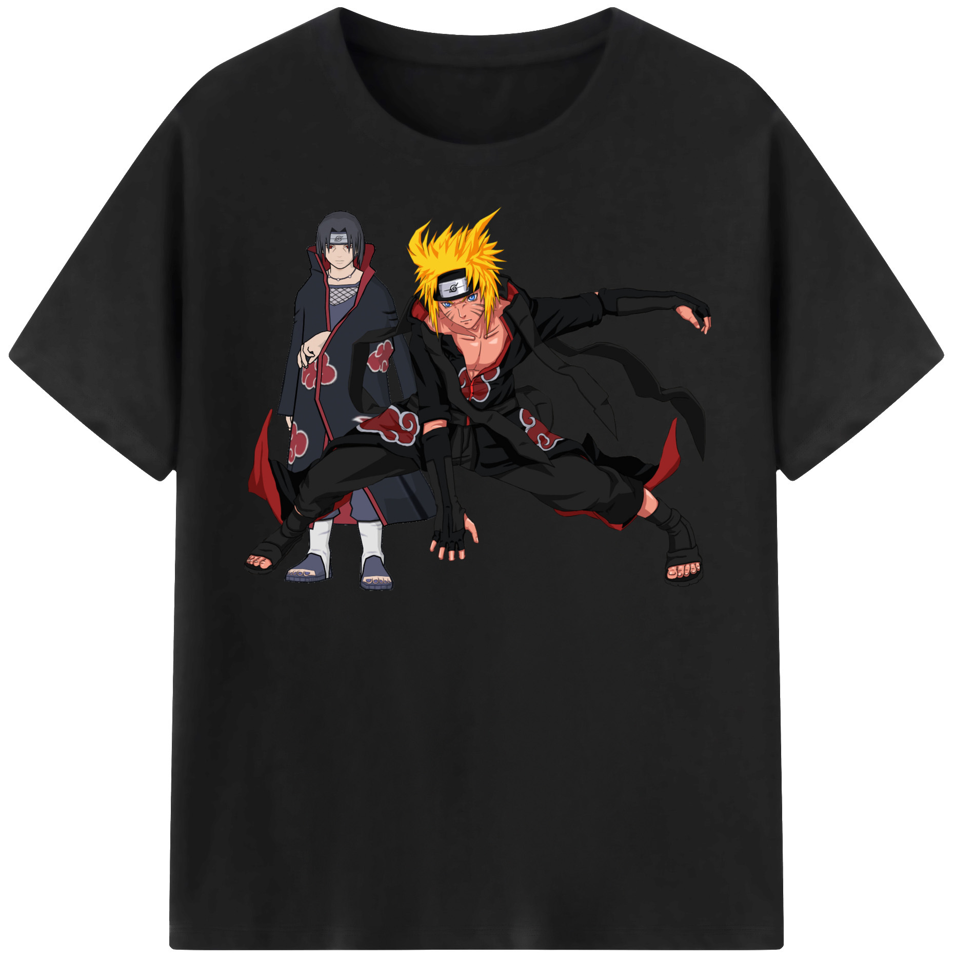 （画像用） NARUTO -ナルト- うずまき ナルト Uzumaki Naruto レディースカジュアルプリントTシャツ（綿100％）