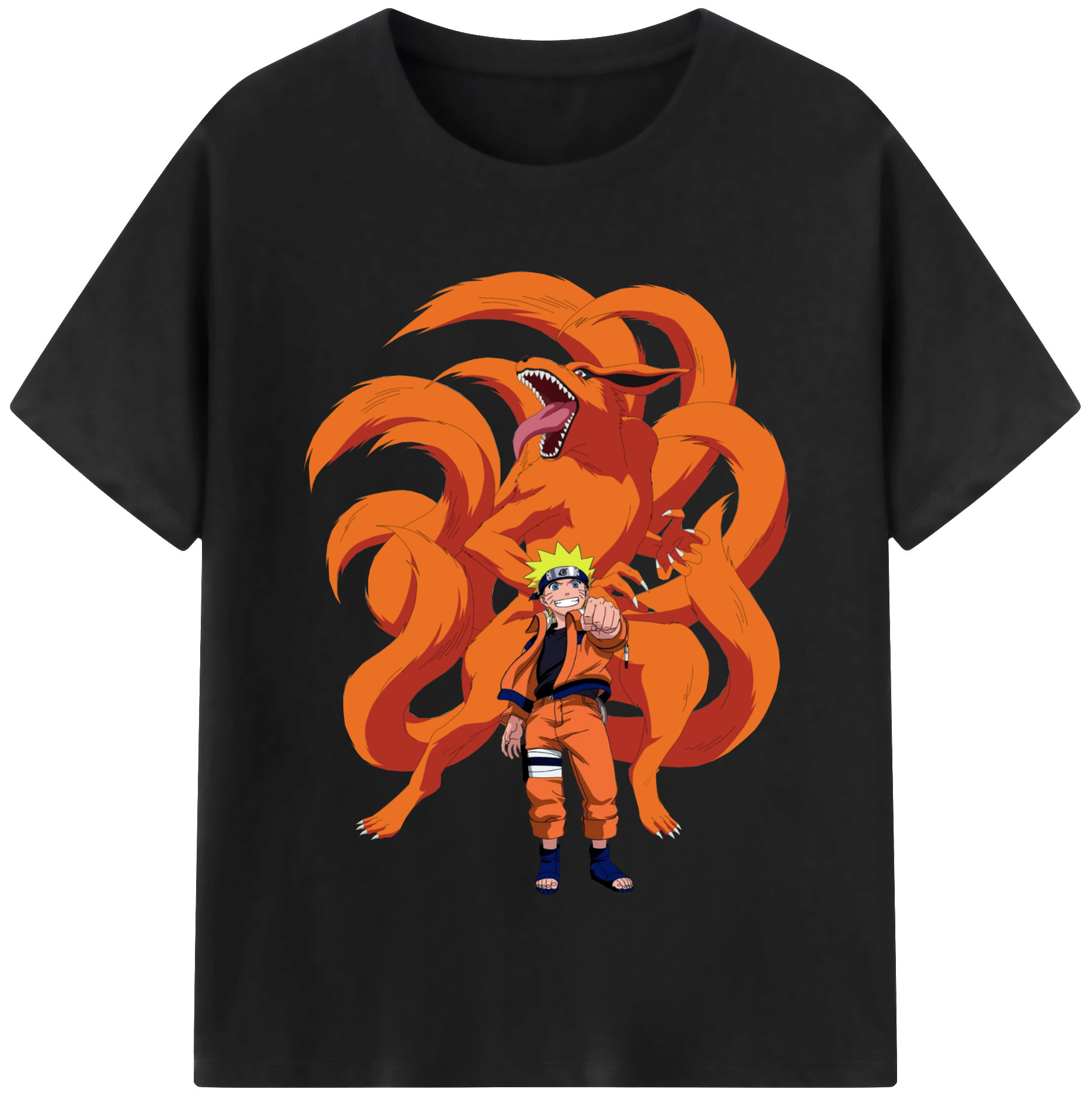 （画像用） NARUTO -ナルト- うずまき ナルト Uzumaki Naruto レディースカジュアルプリントTシャツ（綿100％）