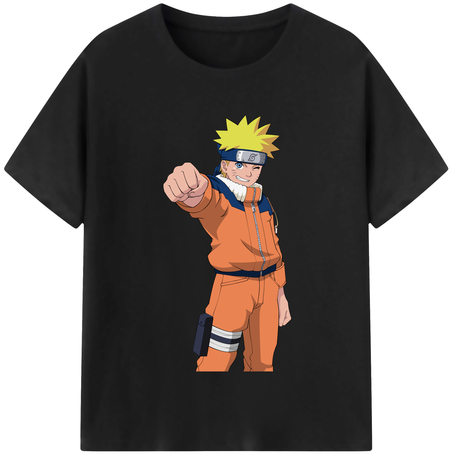 NARUTO -ナルト- うずまき ナルト Uzumaki Naruto レディースカジュアルプリントTシャツ（綿100％）