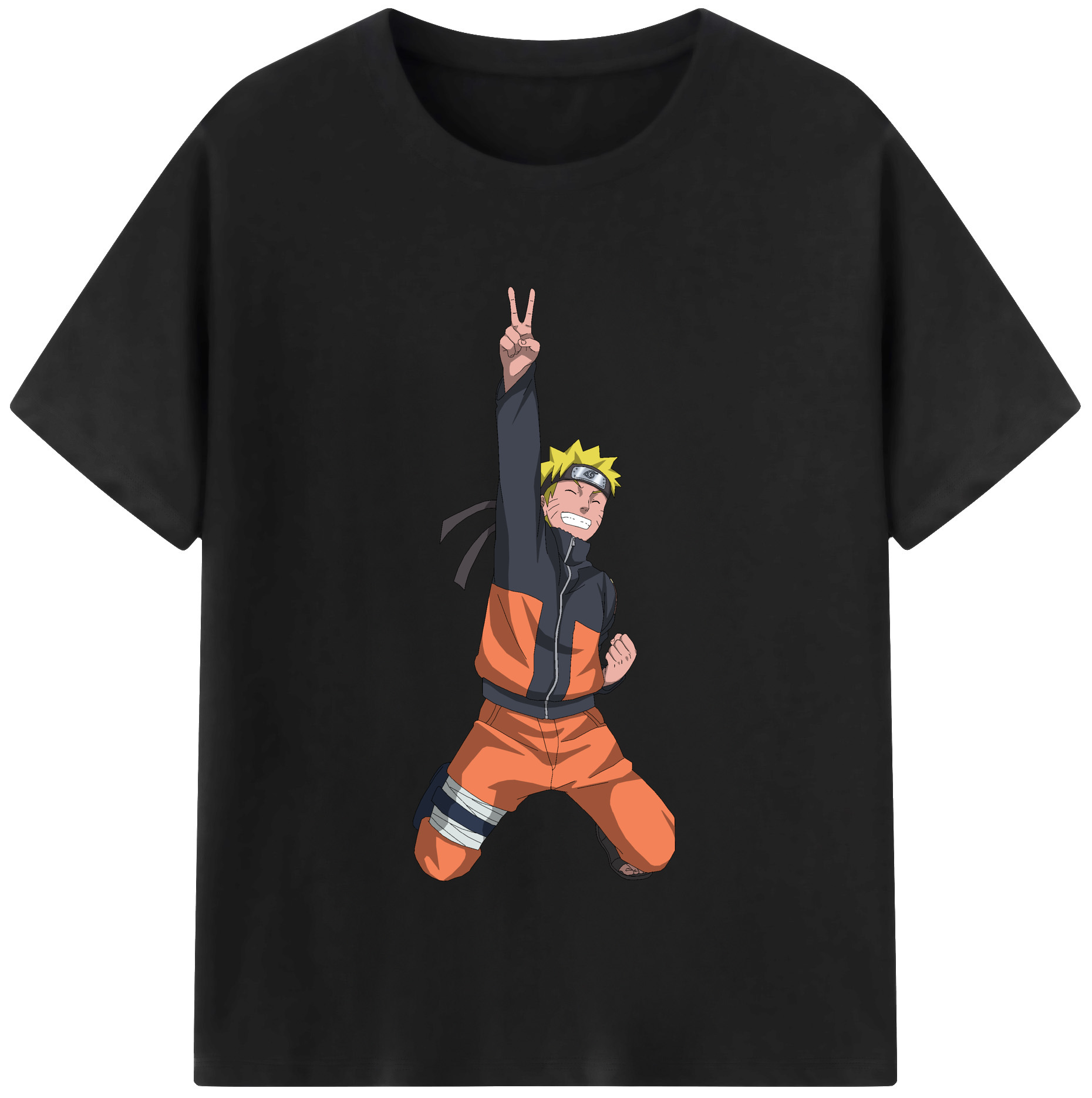 （画像用） NARUTO -ナルト- うずまき ナルト Uzumaki Naruto レディースカジュアルプリントTシャツ（綿100％）