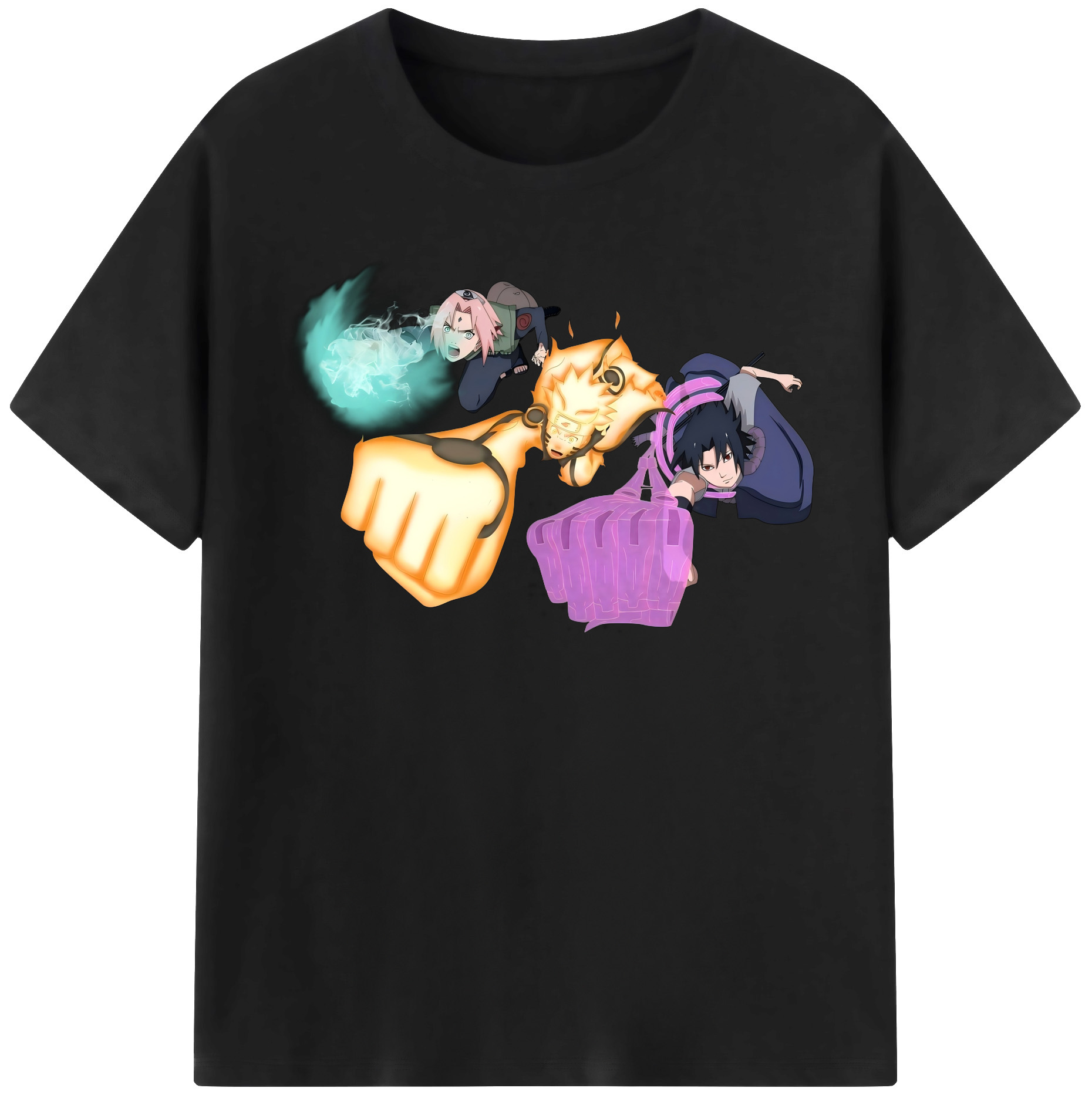 （画像用） NARUTO -ナルト- うずまき ナルト Uzumaki Naruto レディースカジュアルプリントTシャツ（綿100％）