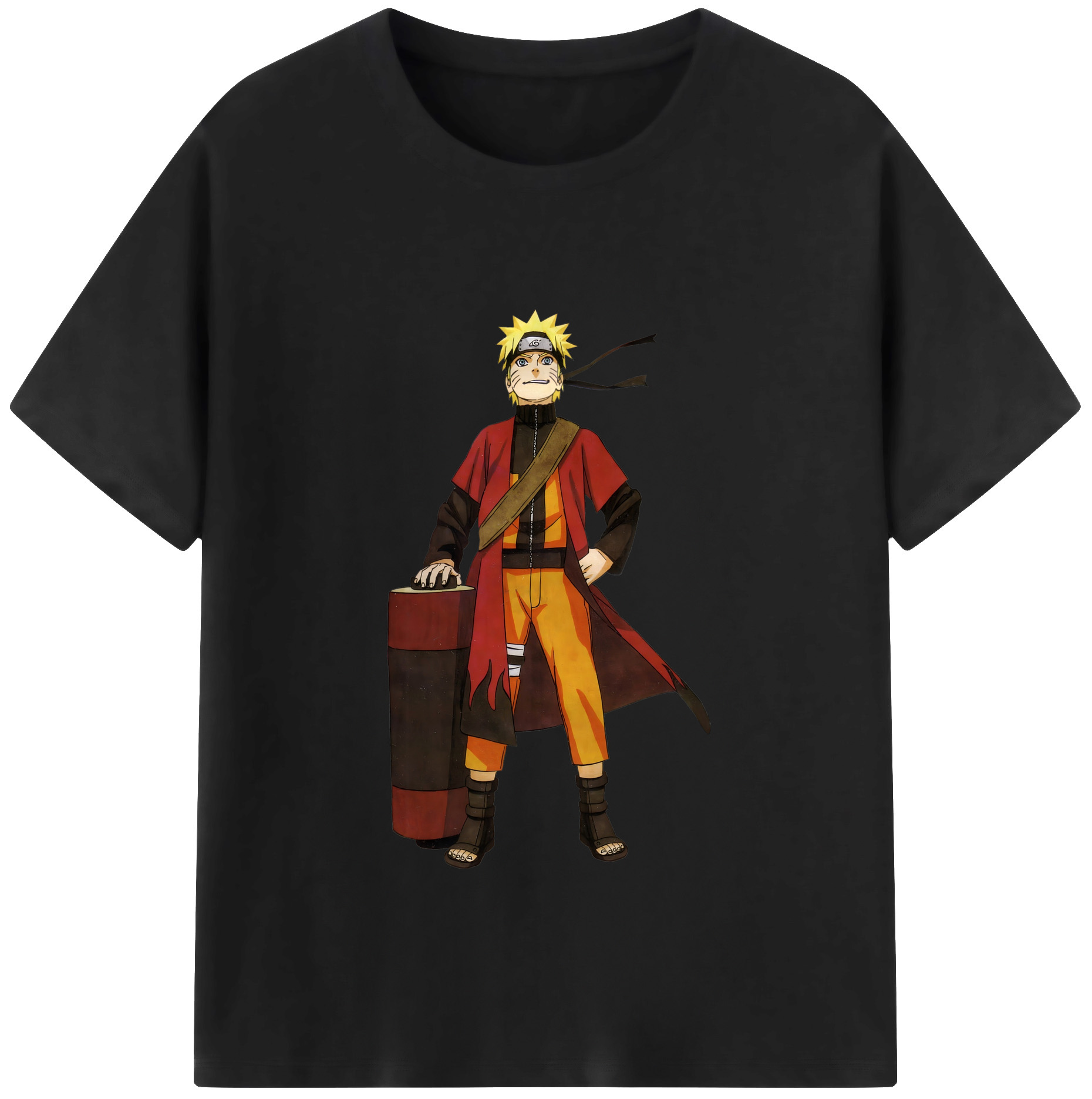 （画像用） NARUTO -ナルト- うずまき ナルト Uzumaki Naruto レディースカジュアルプリントTシャツ（綿100％）