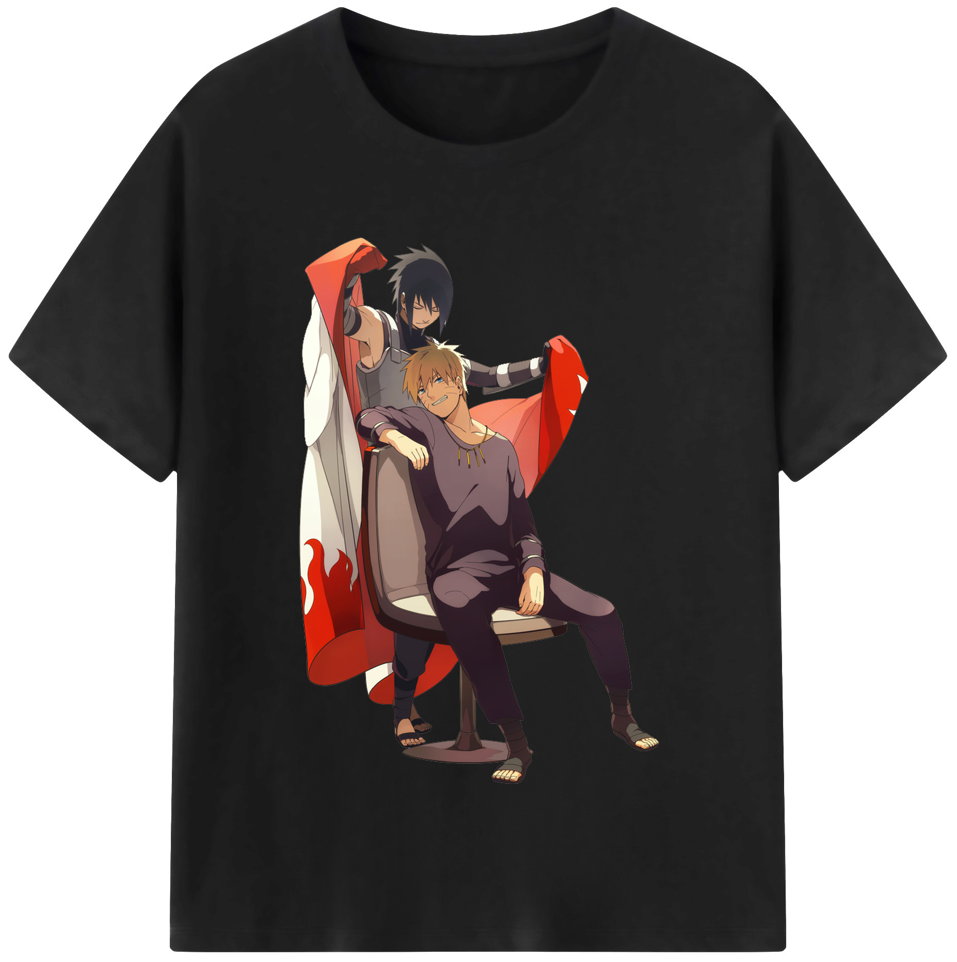 （画像用） NARUTO -ナルト- うずまき ナルト Uzumaki Naruto レディースカジュアルプリントTシャツ（綿100％）