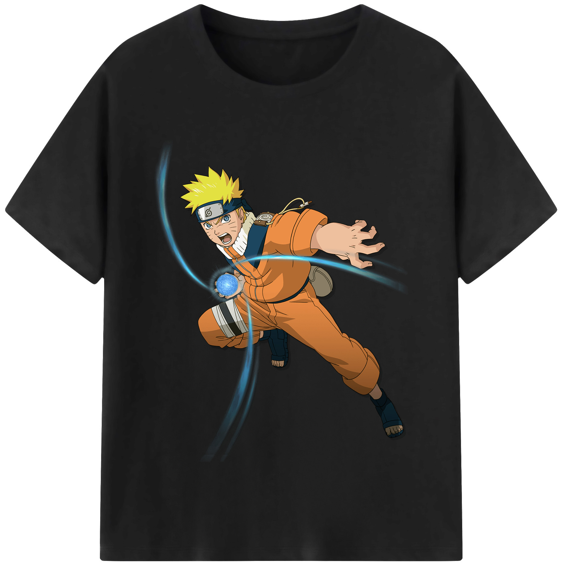 （画像用） NARUTO -ナルト- うずまき ナルト Uzumaki Naruto レディースカジュアルプリントTシャツ（綿100％）