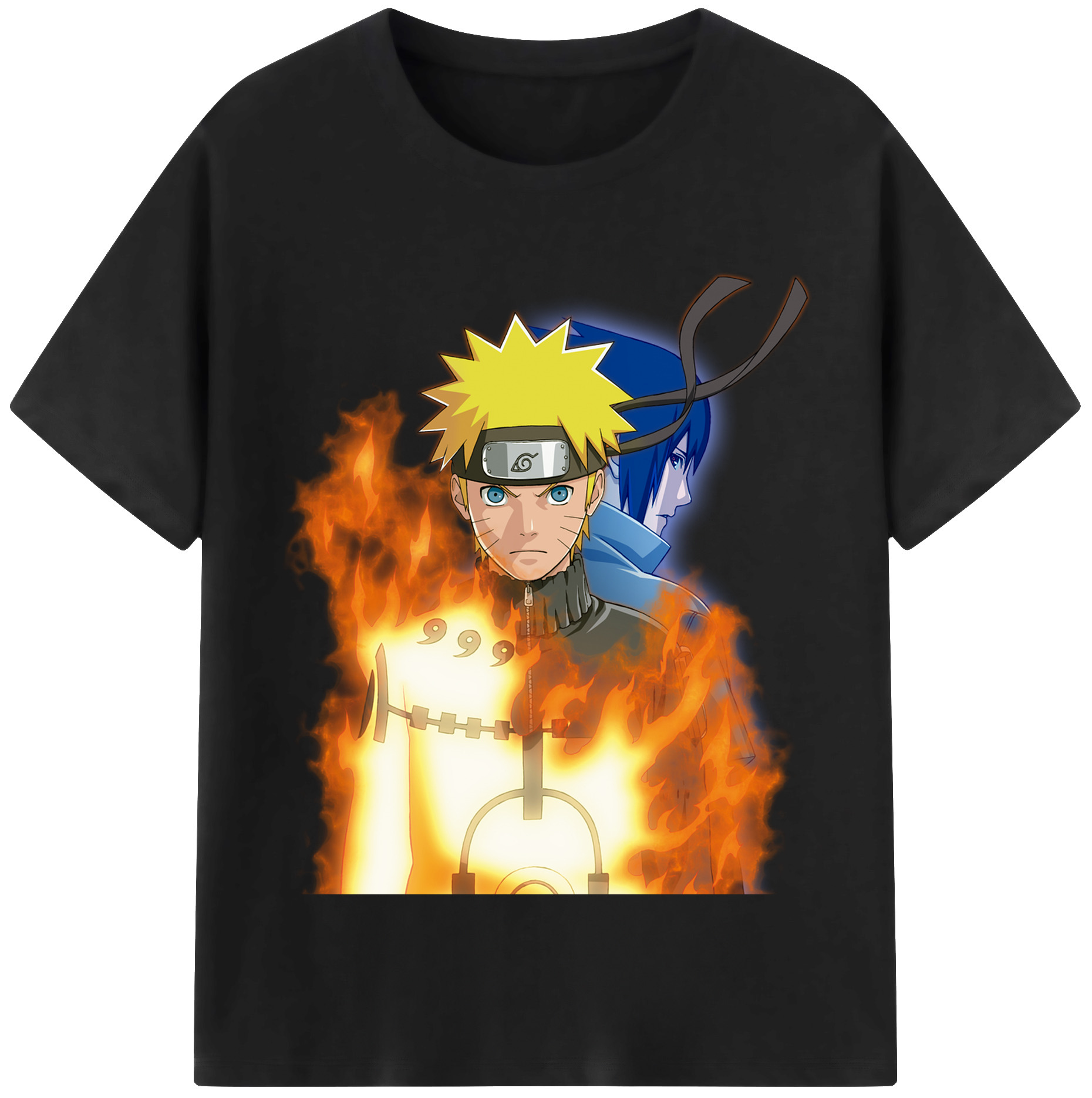 （画像用） NARUTO -ナルト- うずまき ナルト Uzumaki Naruto レディースカジュアルプリントTシャツ（綿100％）