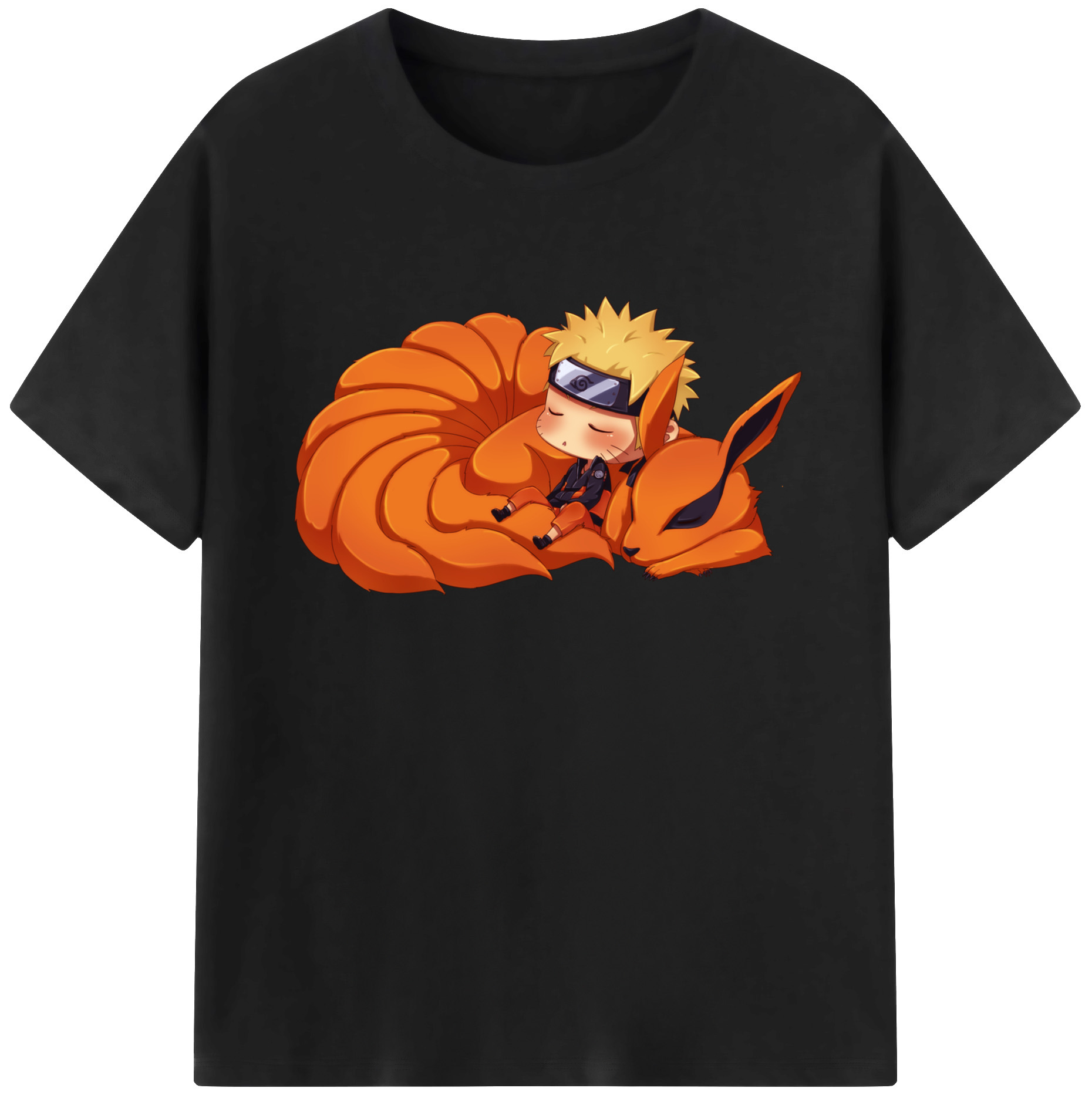 （画像用） NARUTO -ナルト- うずまき ナルト Uzumaki Naruto レディースカジュアルプリントTシャツ（綿100％）