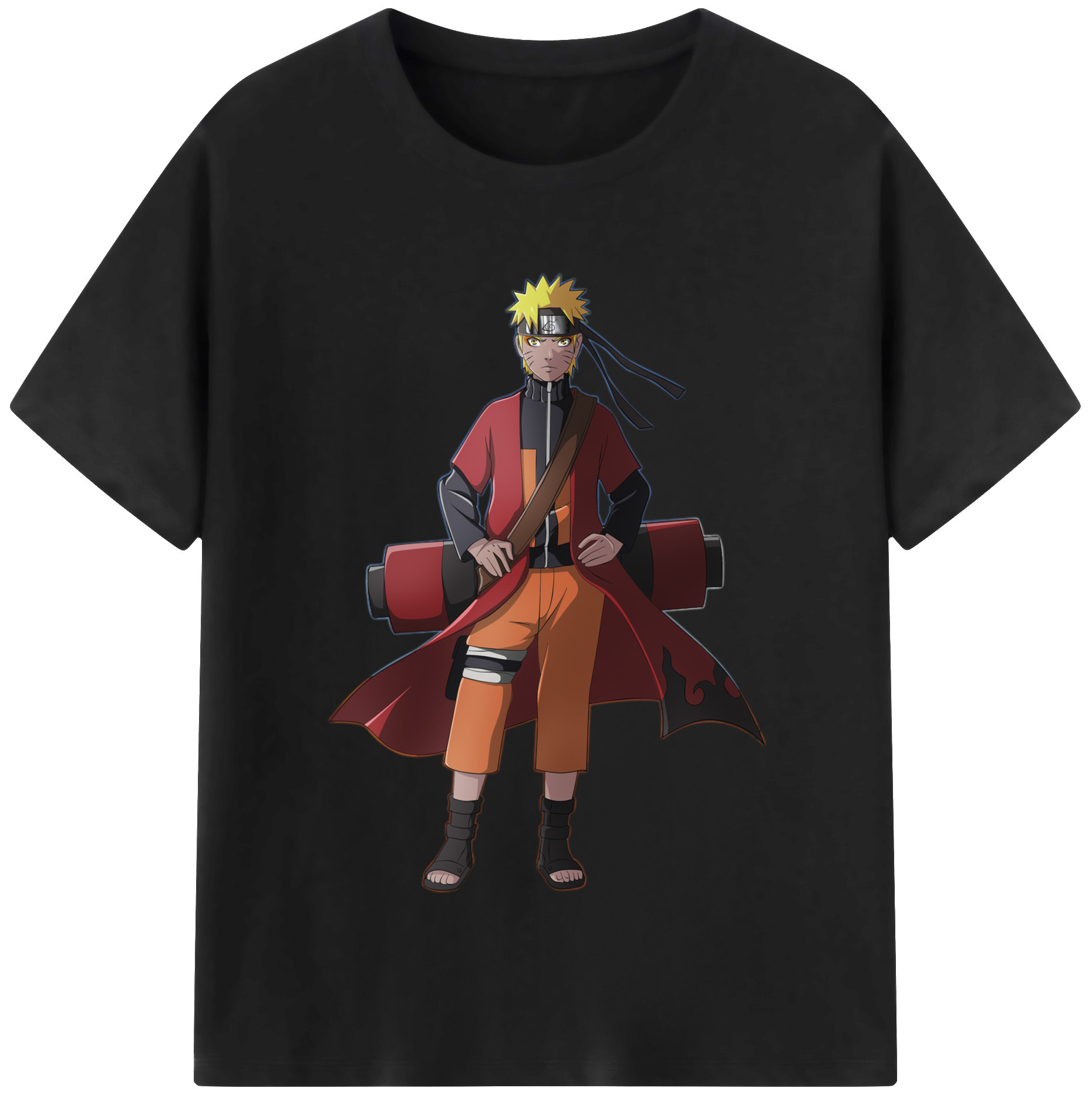 （画像用） NARUTO -ナルト- うずまき ナルト Uzumaki Naruto レディースカジュアルプリントTシャツ（綿100％）