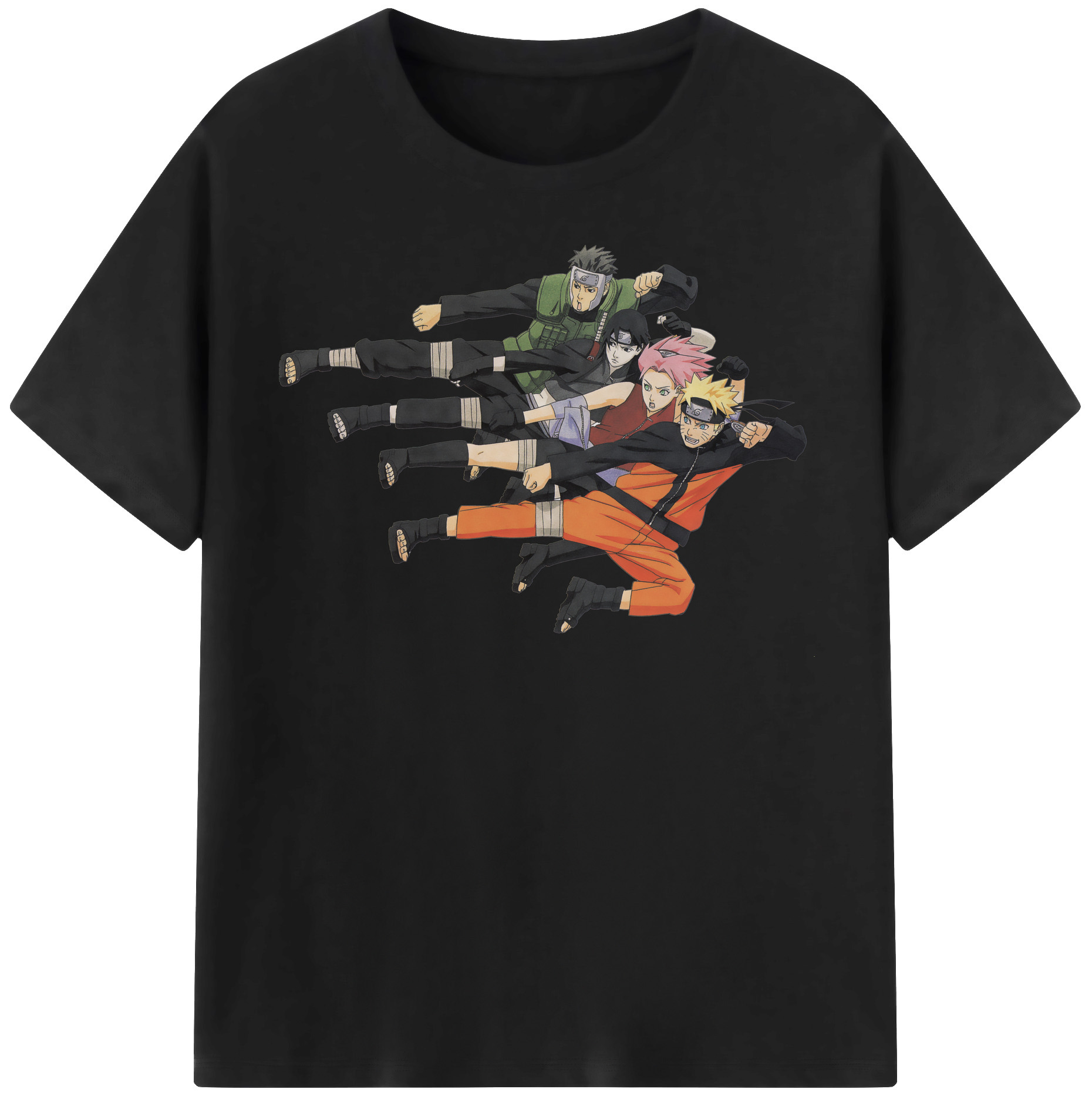（画像用） NARUTO -ナルト- うずまき ナルト Uzumaki Naruto レディースカジュアルプリントTシャツ（綿100％）