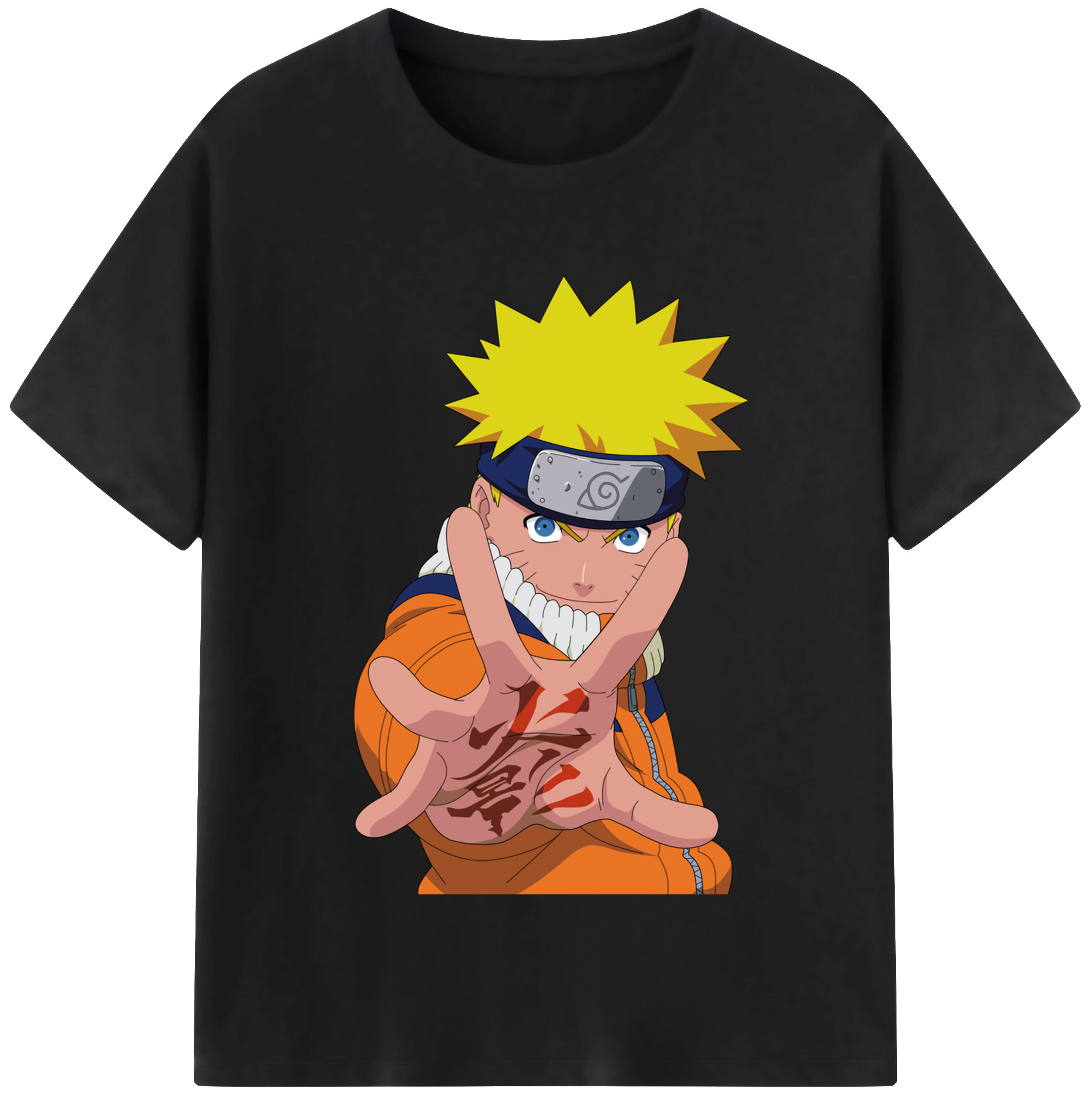 （画像用） NARUTO -ナルト- うずまき ナルト Uzumaki Naruto レディースカジュアルプリントTシャツ（綿100％）
