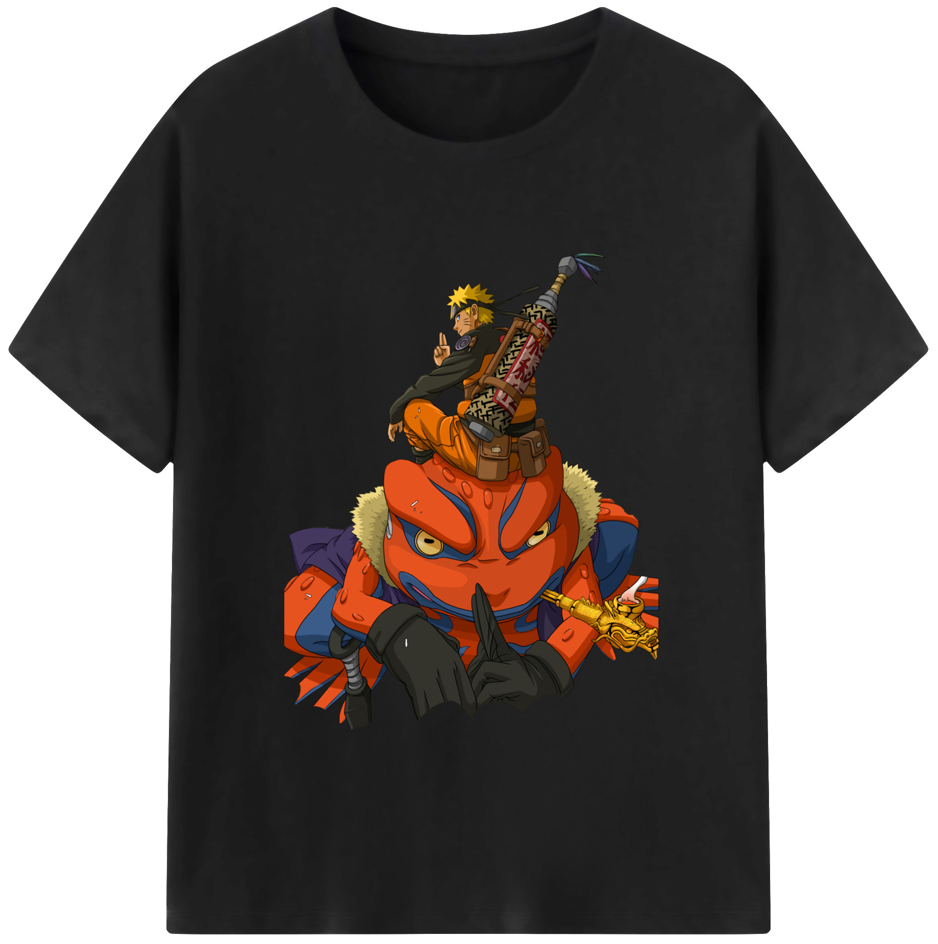 （画像用） NARUTO -ナルト- うずまき ナルト Uzumaki Naruto レディースカジュアルプリントTシャツ（綿100％）