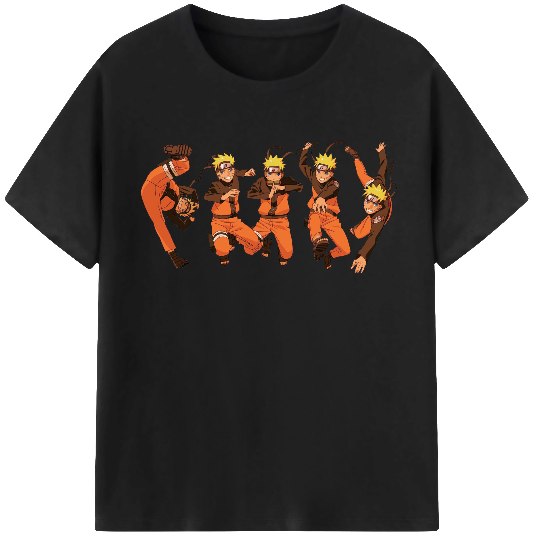 （画像用） NARUTO -ナルト- うずまき ナルト Uzumaki Naruto レディースカジュアルプリントTシャツ（綿100％）