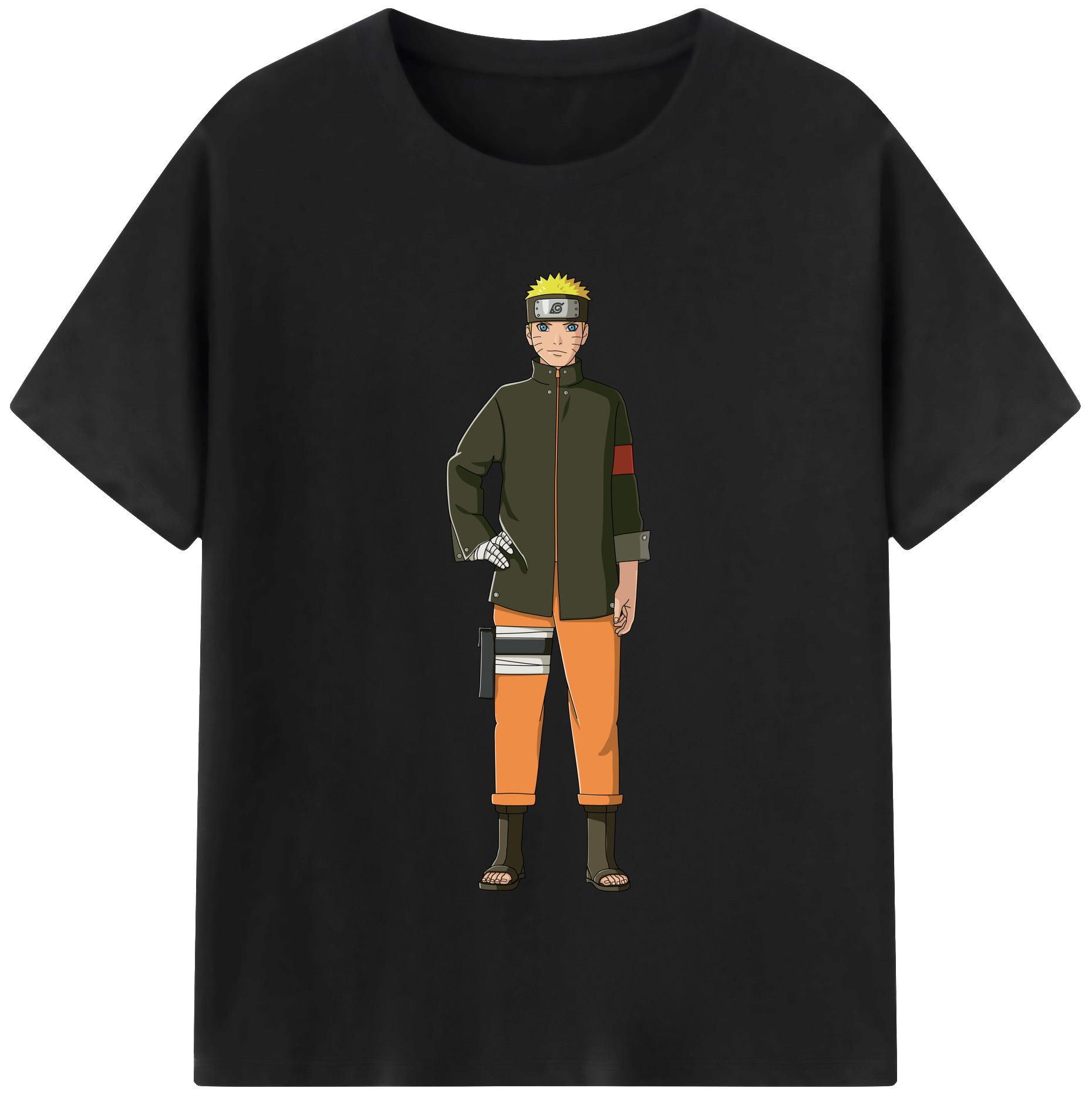 （画像用） NARUTO -ナルト- うずまき ナルト Uzumaki Naruto レディースカジュアルプリントTシャツ（綿100％）
