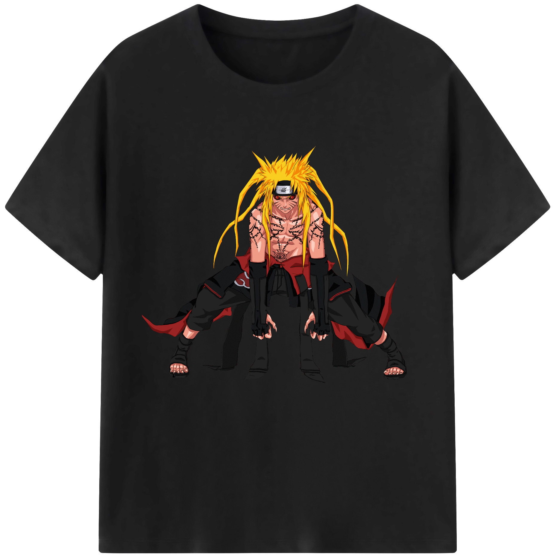 （画像用） NARUTO -ナルト- うずまき ナルト Uzumaki Naruto レディースカジュアルプリントTシャツ（綿100％）