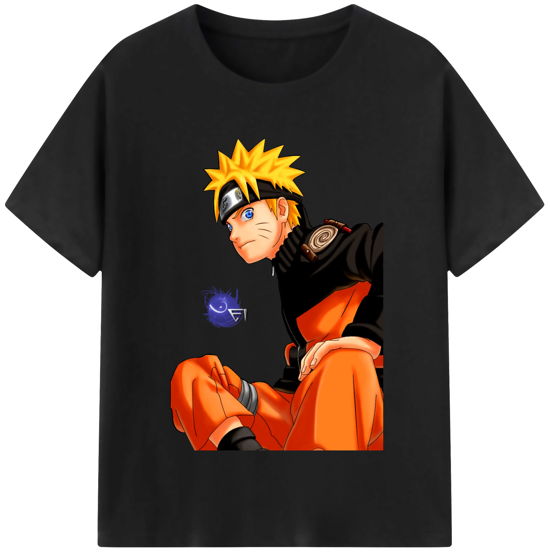 （画像用） NARUTO -ナルト- うずまき ナルト Uzumaki Naruto レディースカジュアルプリントTシャツ（綿100％）