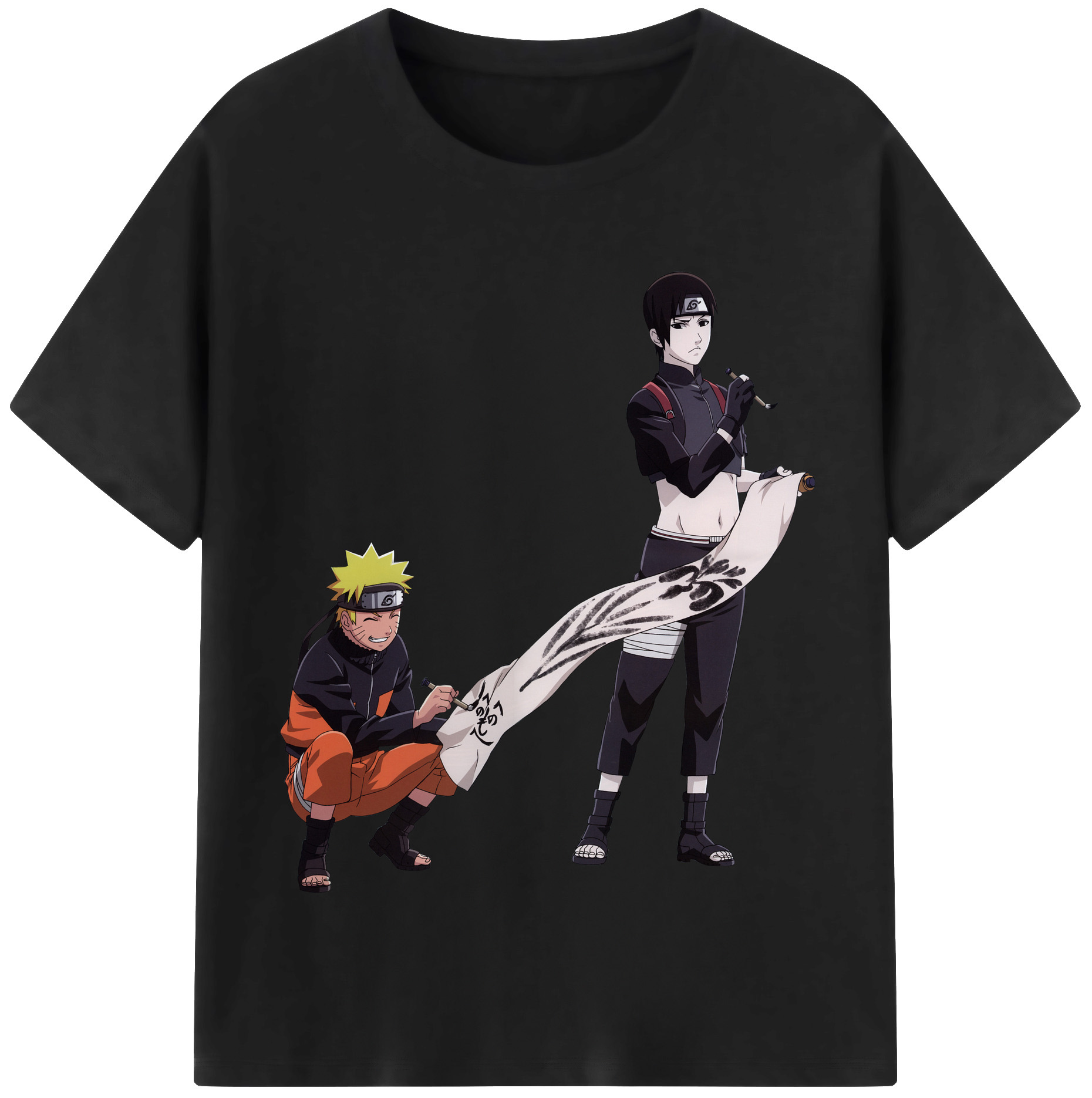 （画像用） NARUTO -ナルト- うずまき ナルト Uzumaki Naruto レディースカジュアルプリントTシャツ（綿100％）
