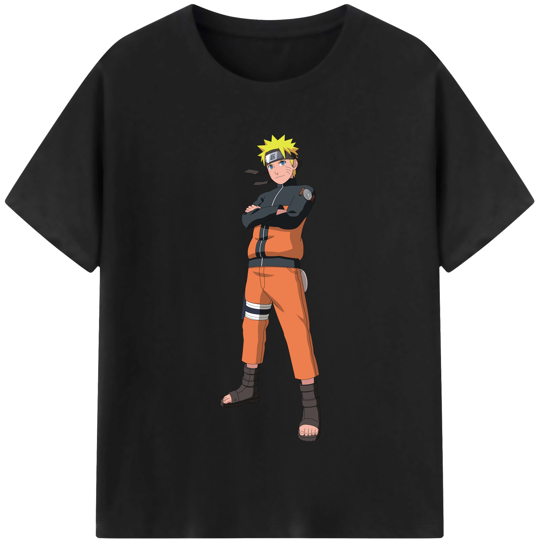 （画像用） NARUTO -ナルト- うずまき ナルト Uzumaki Naruto レディースカジュアルプリントTシャツ（綿100％）