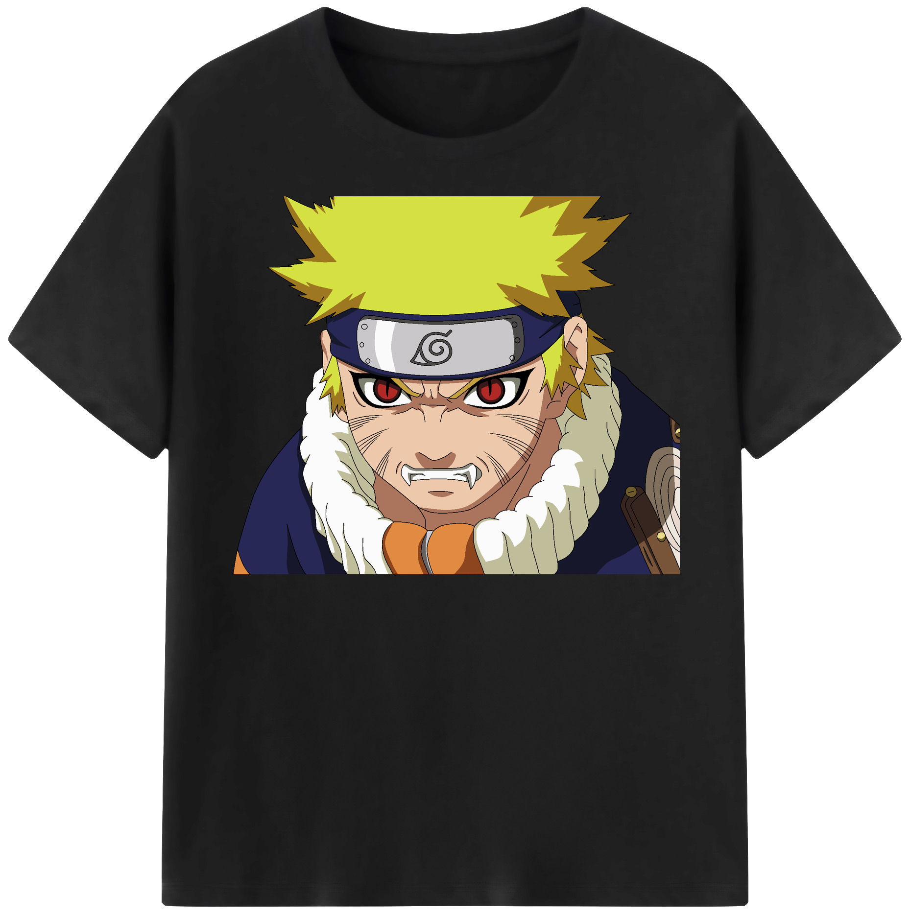 （画像用） NARUTO -ナルト- うずまき ナルト Uzumaki Naruto レディースカジュアルプリントTシャツ（綿100％）