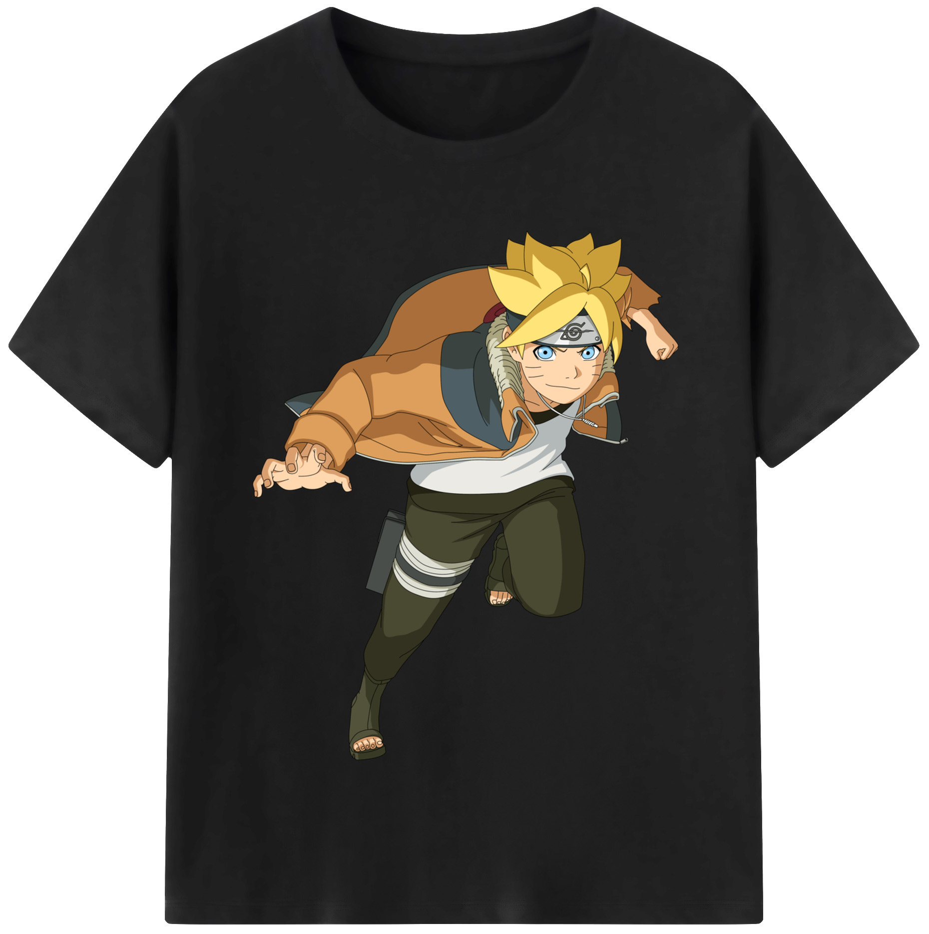 （画像用） NARUTO -ナルト- うずまき ナルト Uzumaki Naruto レディースカジュアルプリントTシャツ（綿100％）