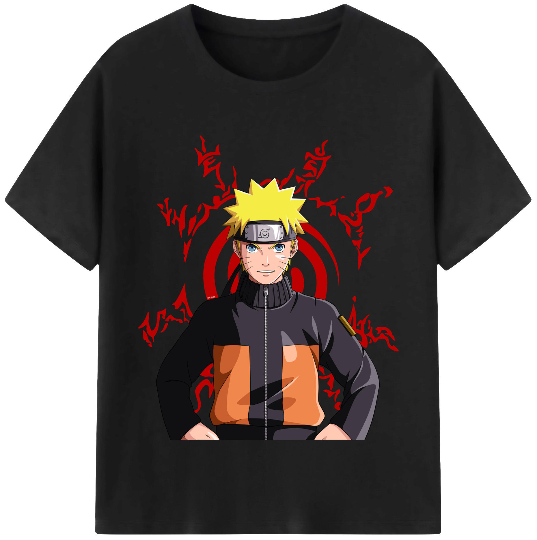（画像用） NARUTO -ナルト- うずまき ナルト Uzumaki Naruto レディースカジュアルプリントTシャツ（綿100％）