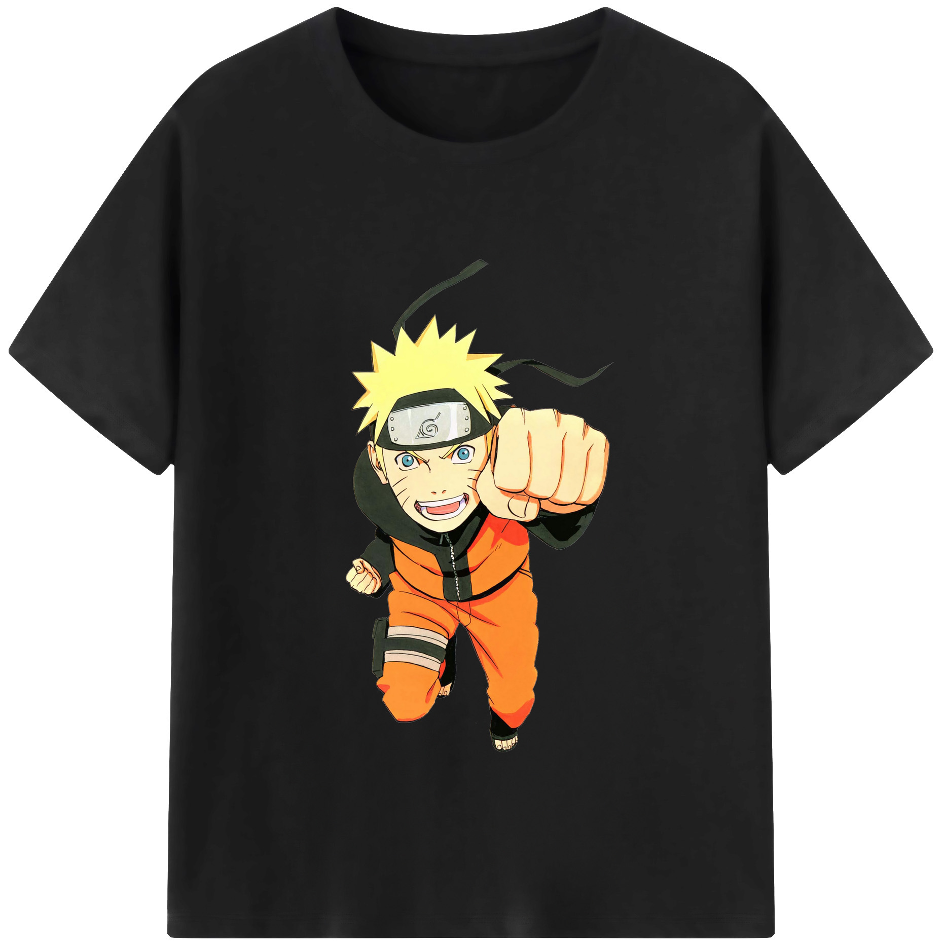 （画像用） NARUTO -ナルト- うずまき ナルト Uzumaki Naruto レディースカジュアルプリントTシャツ（綿100％）
