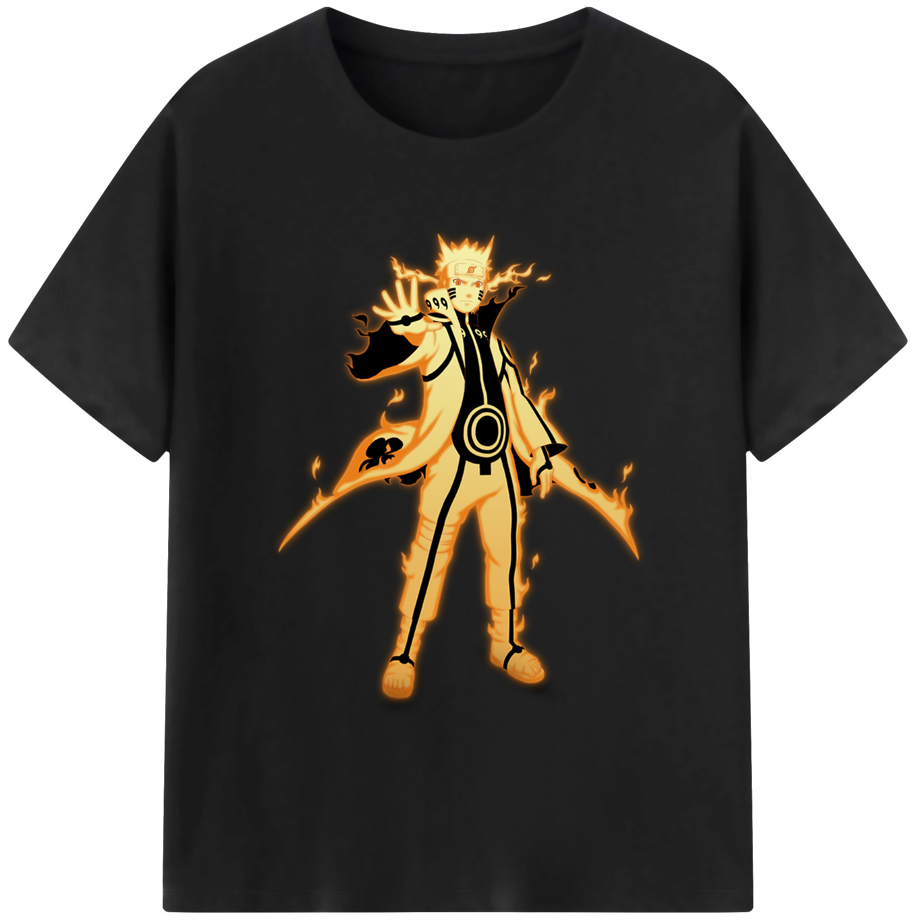（画像用） NARUTO -ナルト- うずまき ナルト Uzumaki Naruto レディースカジュアルプリントTシャツ（綿100％）