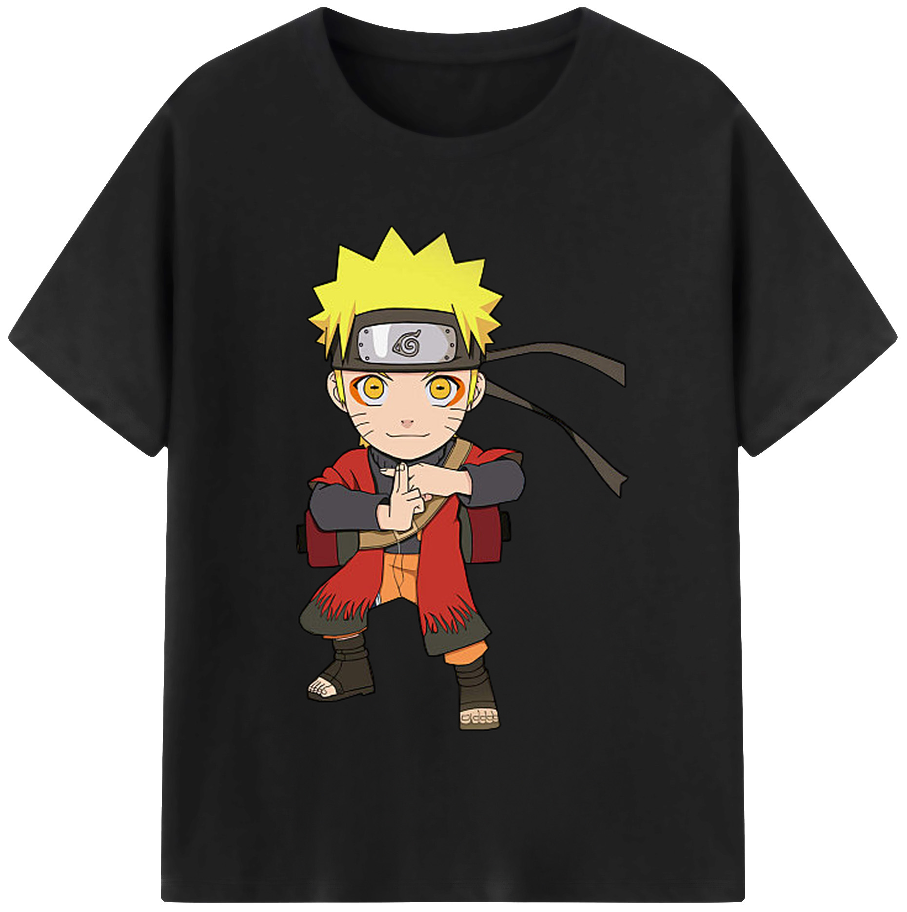 （画像用） NARUTO -ナルト- うずまき ナルト Uzumaki Naruto レディースカジュアルプリントTシャツ（綿100％）
