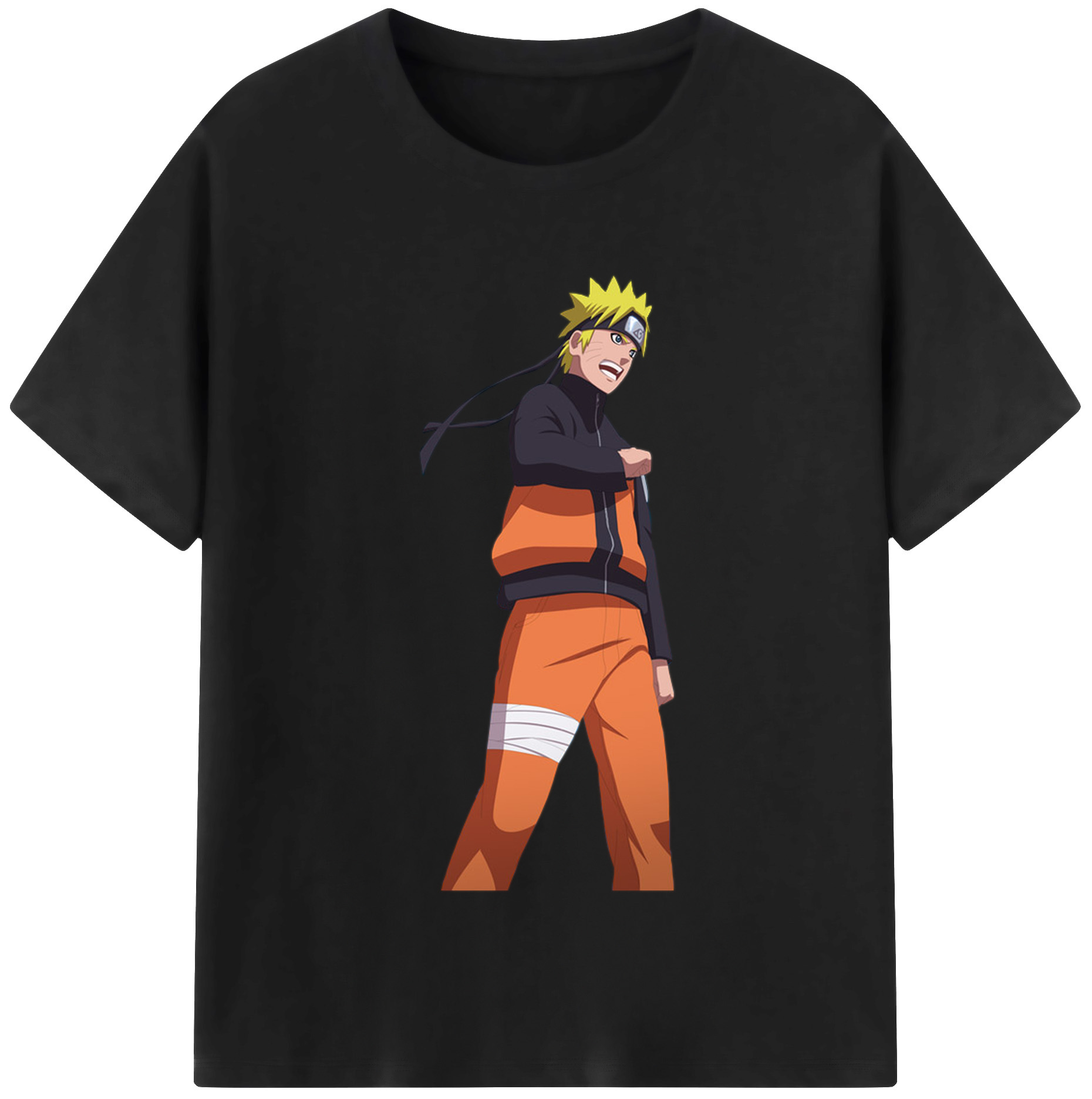 （画像用） NARUTO -ナルト- うずまき ナルト Uzumaki Naruto レディースカジュアルプリントTシャツ（綿100％）