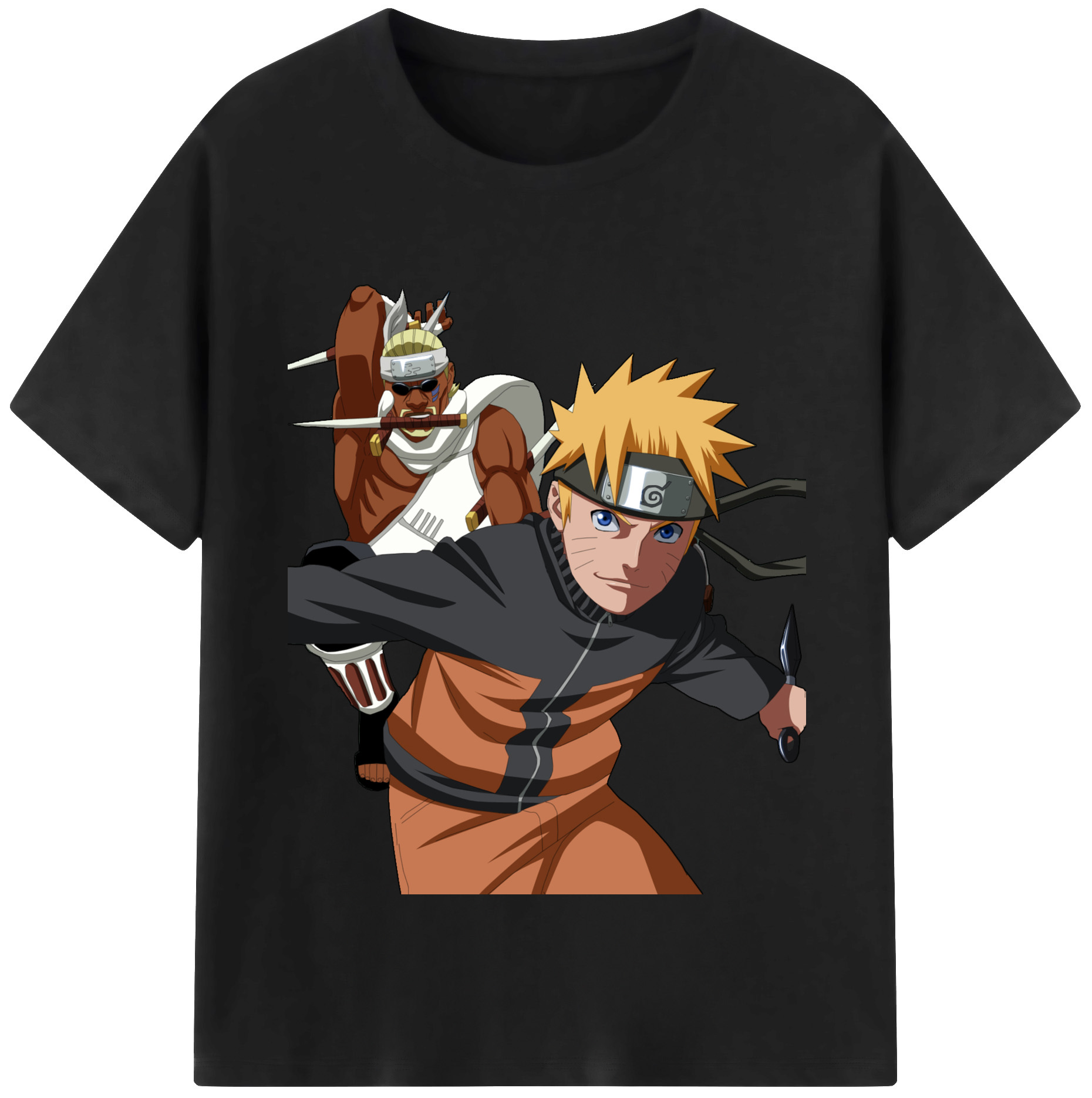 （画像用） NARUTO -ナルト- うずまき ナルト Uzumaki Naruto レディースカジュアルプリントTシャツ（綿100％）
