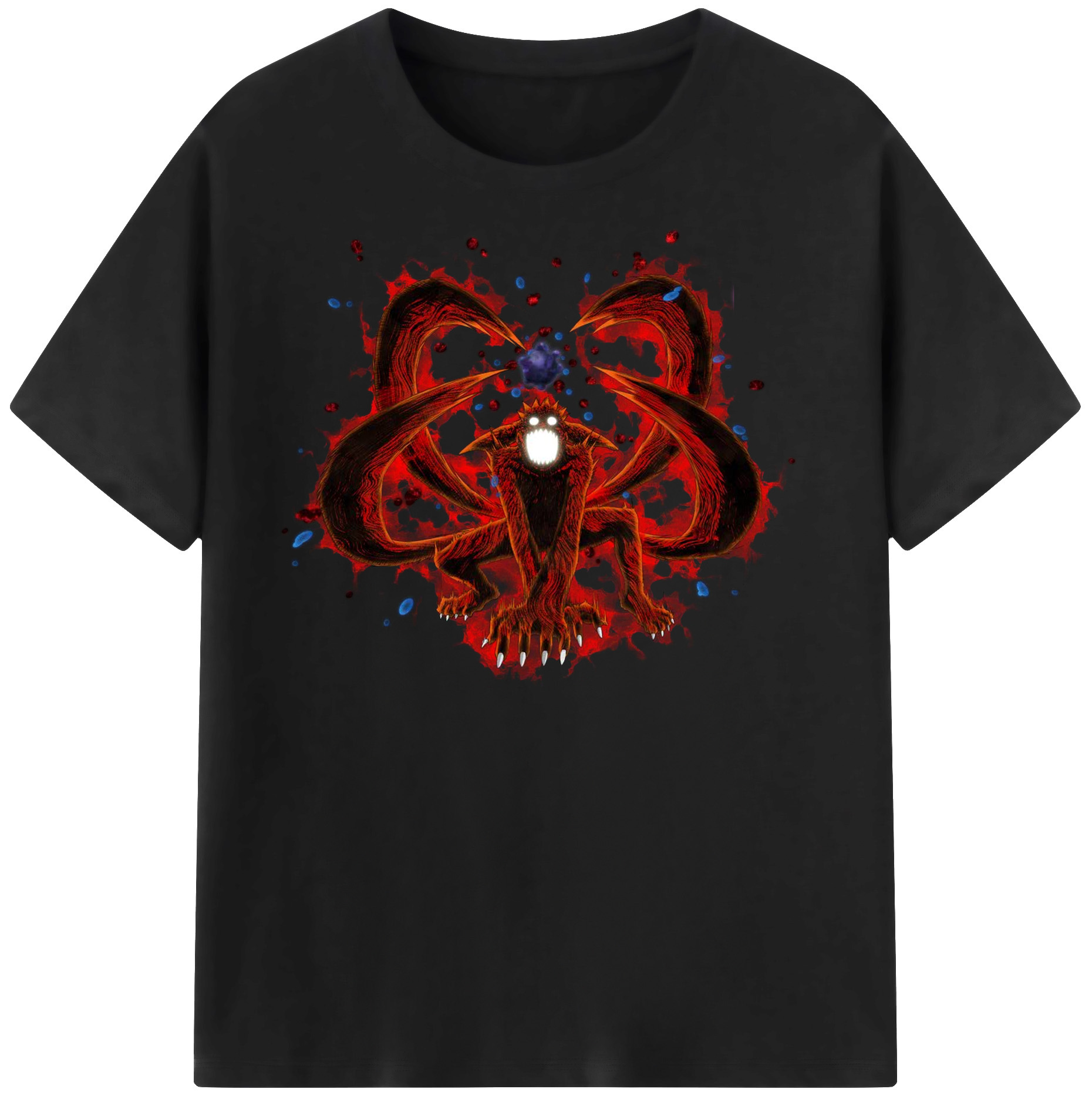 （画像用） NARUTO -ナルト- うずまき ナルト Uzumaki Naruto レディースカジュアルプリントTシャツ（綿100％）