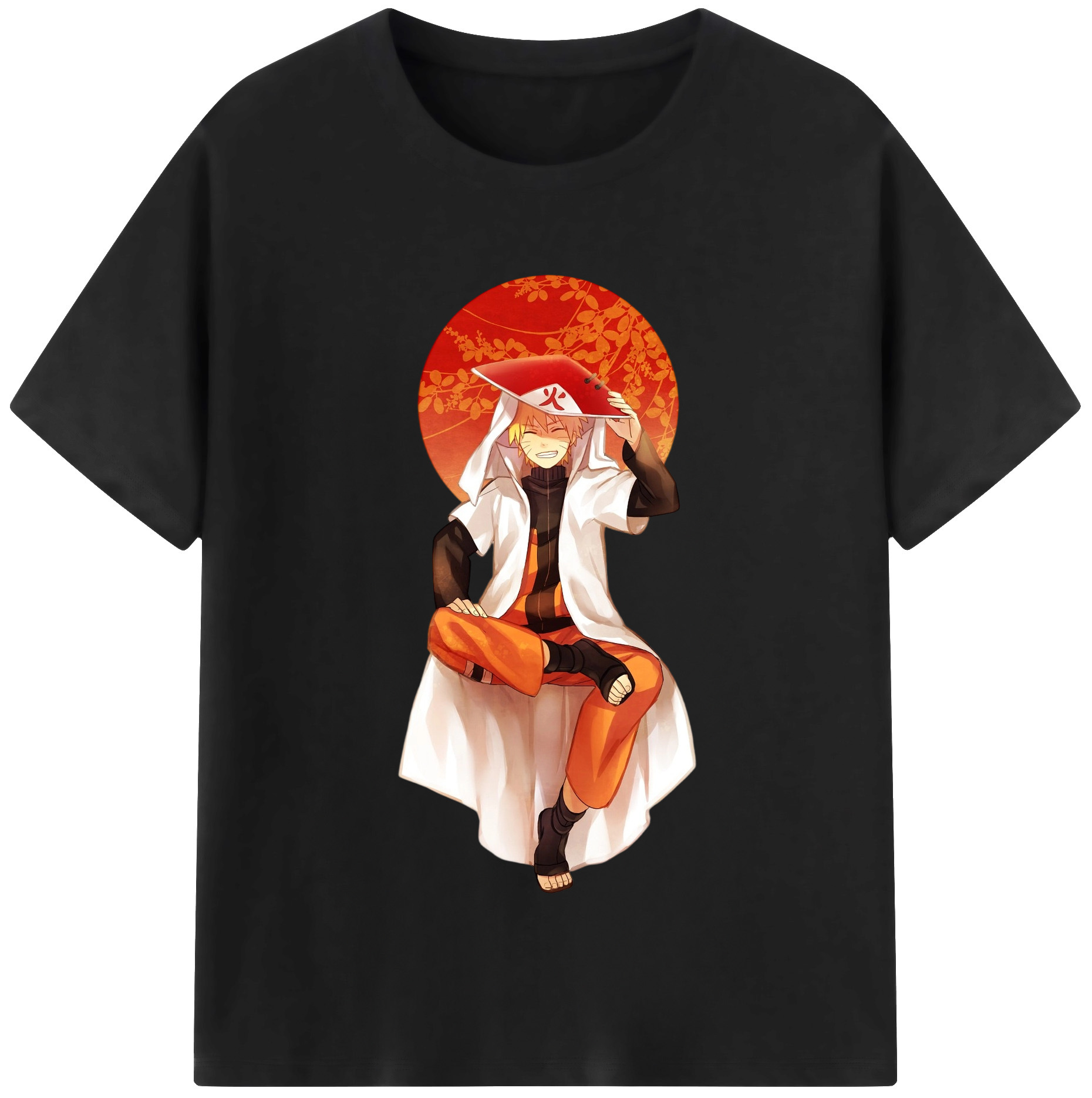 （画像用） NARUTO -ナルト- うずまき ナルト Uzumaki Naruto レディースカジュアルプリントTシャツ（綿100％）