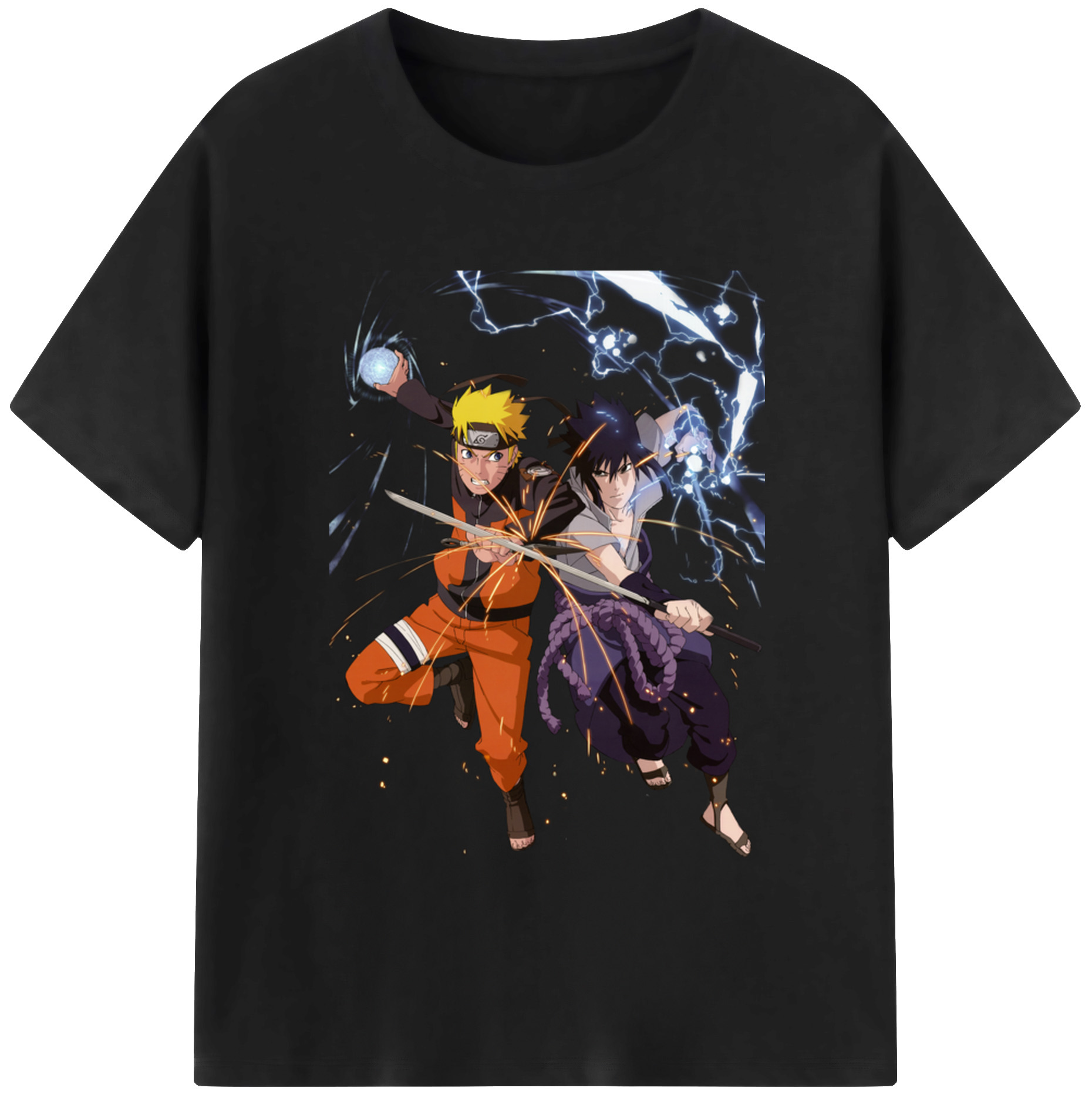 （画像用） NARUTO -ナルト- うずまき ナルト Uzumaki Naruto レディースカジュアルプリントTシャツ（綿100％）
