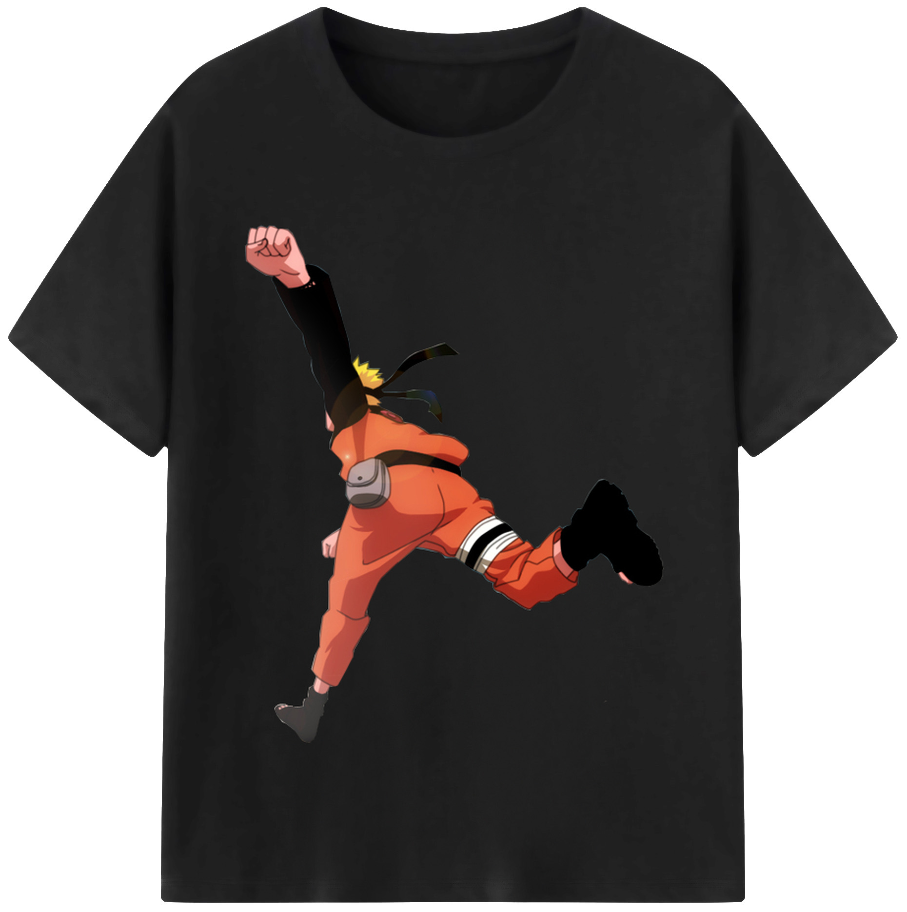 （画像用） NARUTO -ナルト- うずまき ナルト Uzumaki Naruto レディースカジュアルプリントTシャツ（綿100％）
