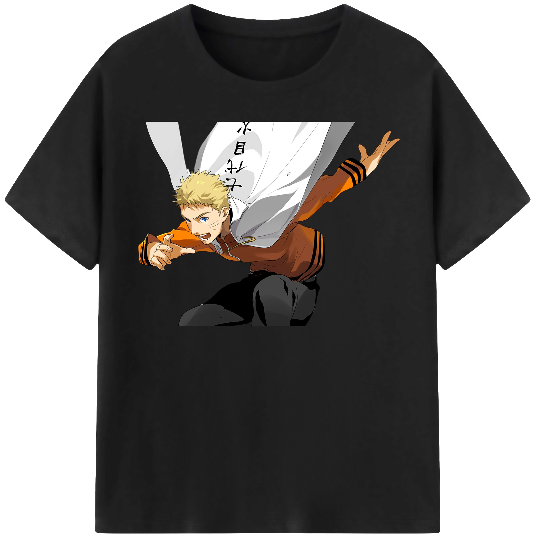 （画像用） NARUTO -ナルト- うずまき ナルト Uzumaki Naruto レディースカジュアルプリントTシャツ（綿100％）