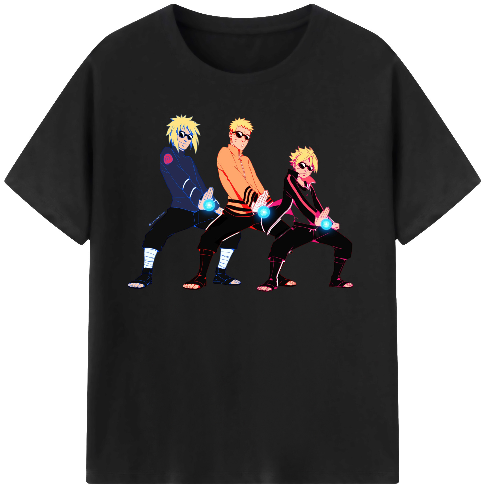 （画像用） NARUTO -ナルト- うずまき ナルト Uzumaki Naruto レディースカジュアルプリントTシャツ（綿100％）