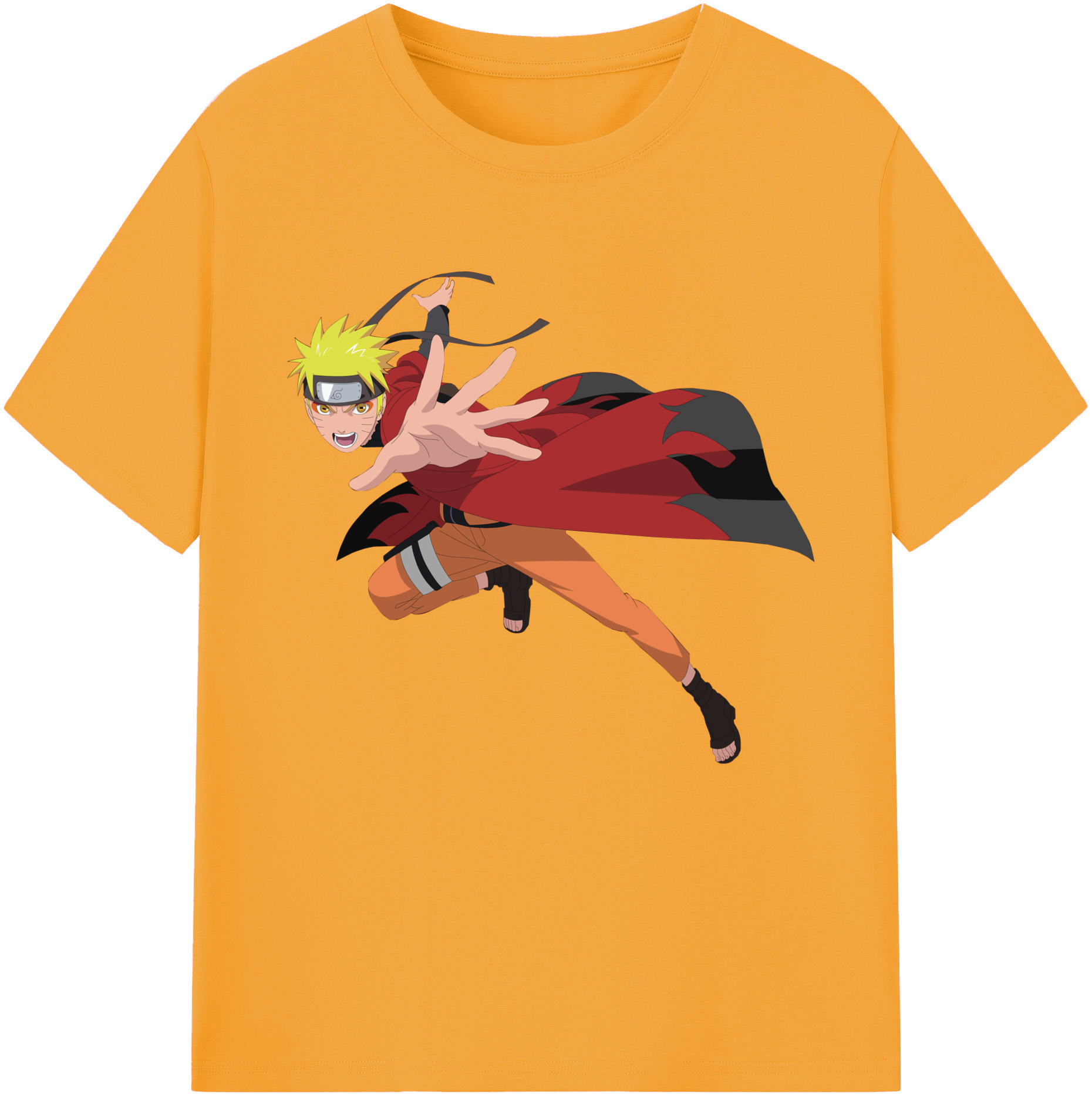 （画像用） NARUTO -ナルト- うずまき ナルト Uzumaki Naruto レディースカジュアルプリントTシャツ（綿100％）