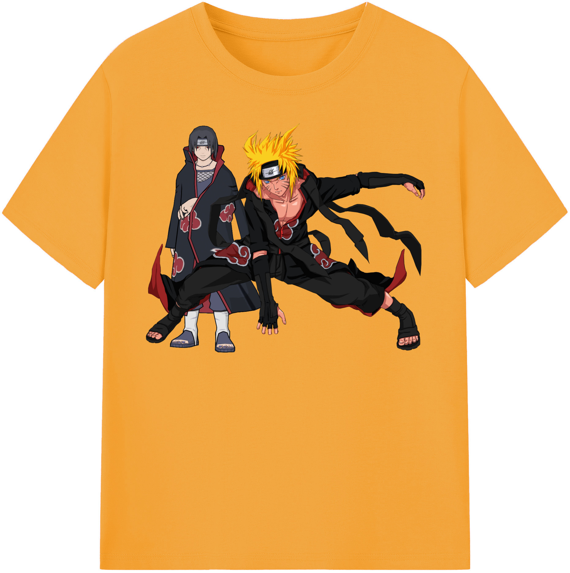 （画像用） NARUTO -ナルト- うずまき ナルト Uzumaki Naruto レディースカジュアルプリントTシャツ（綿100％）