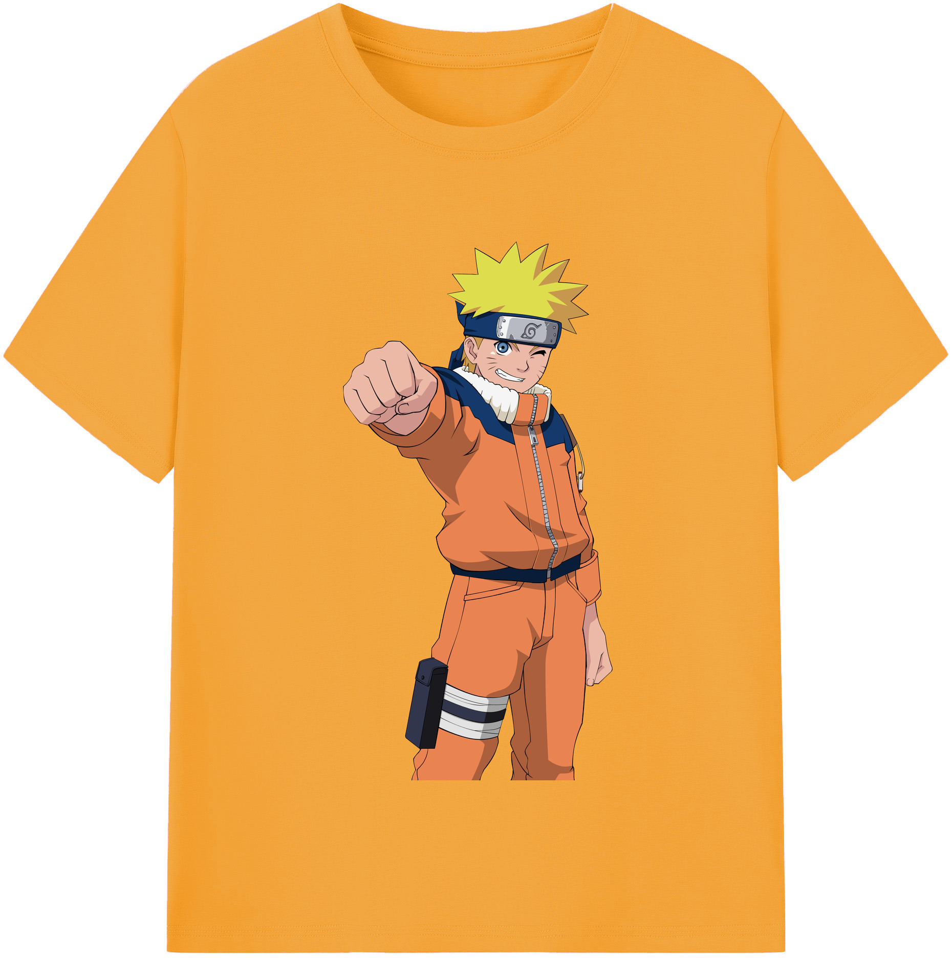NARUTO -ナルト- うずまき ナルト Uzumaki Naruto レディースカジュアルプリントTシャツ（綿100％）