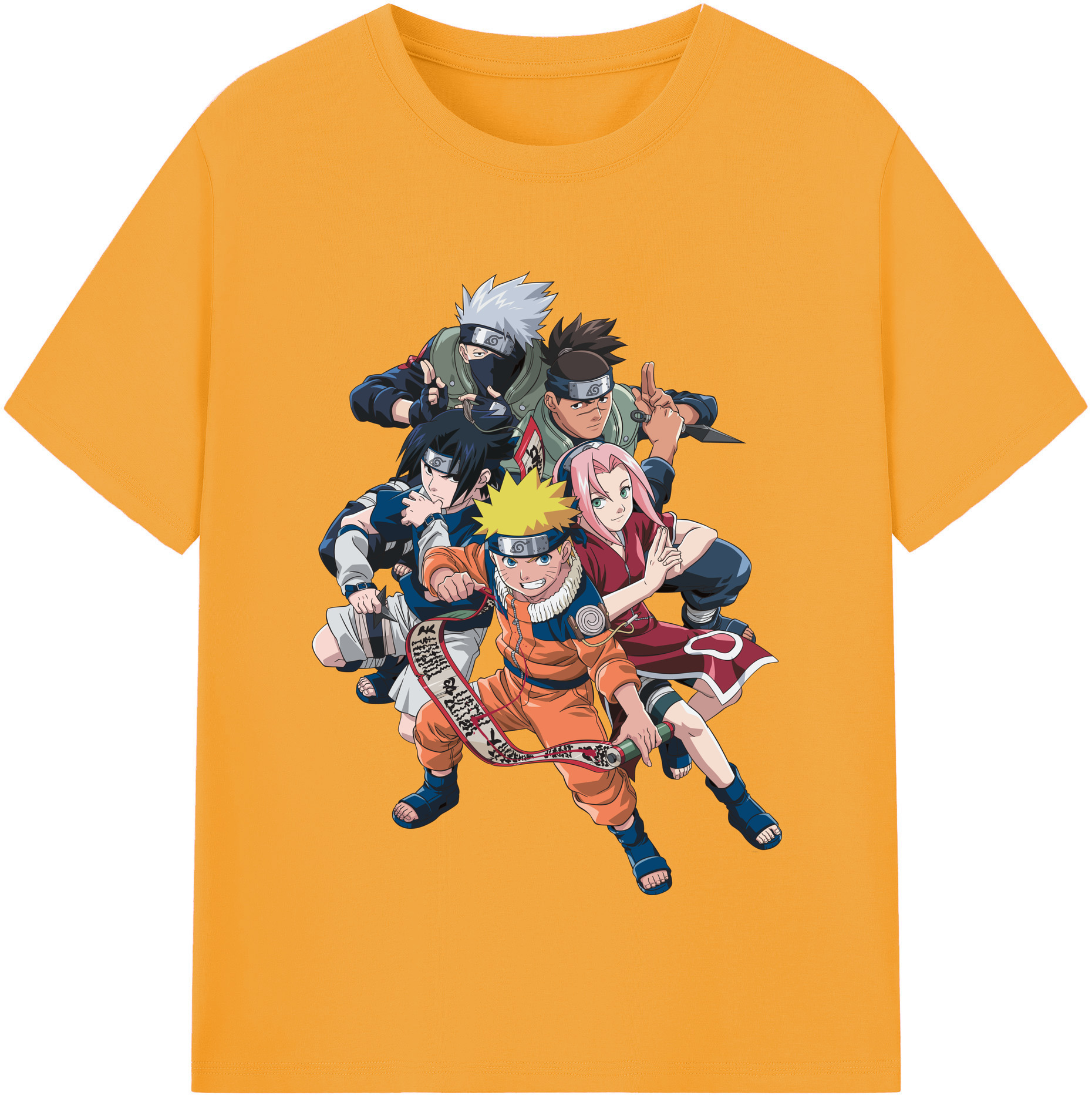 （画像用） NARUTO -ナルト- うずまき ナルト Uzumaki Naruto レディースカジュアルプリントTシャツ（綿100％）