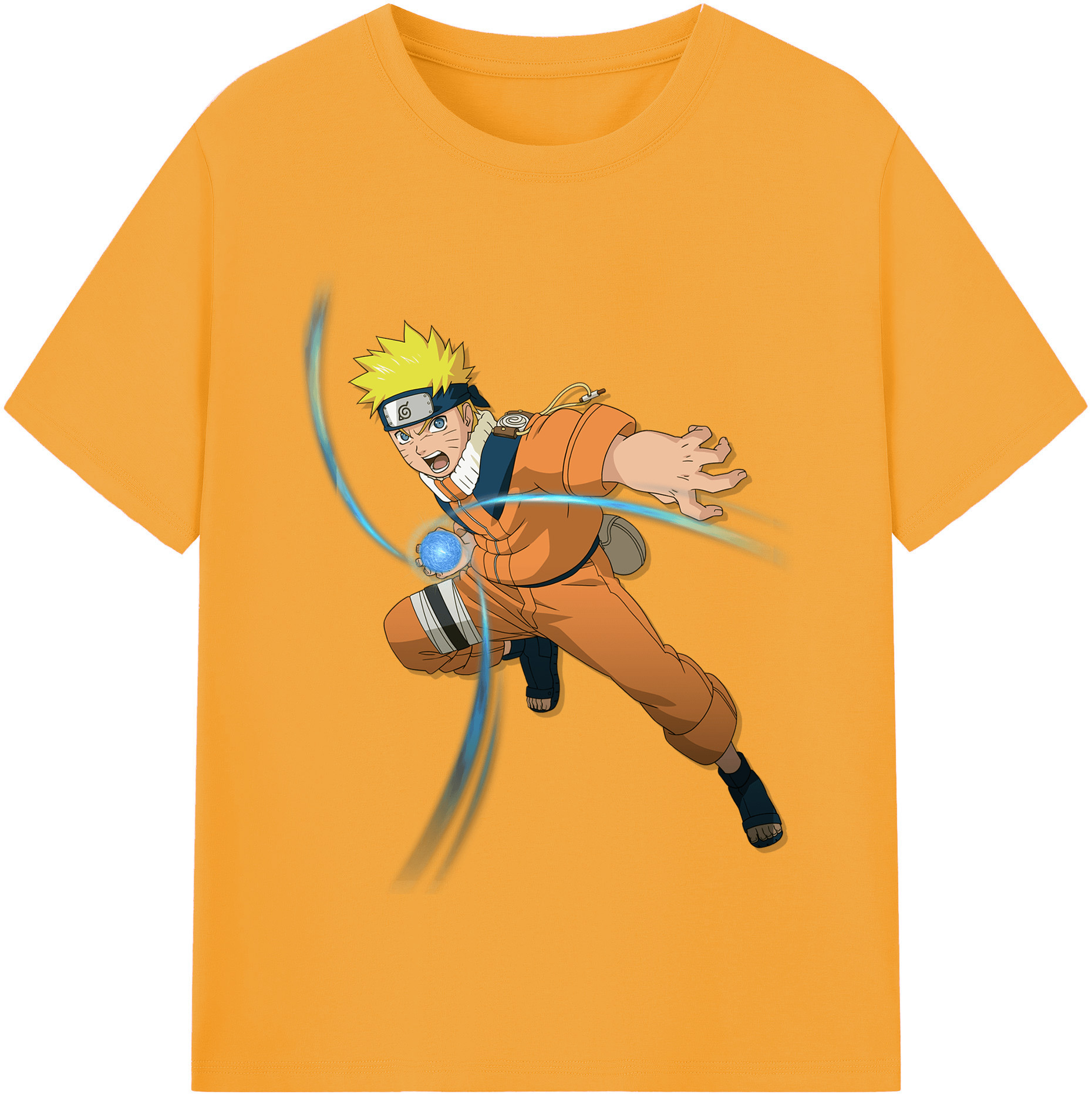 （画像用） NARUTO -ナルト- うずまき ナルト Uzumaki Naruto レディースカジュアルプリントTシャツ（綿100％）