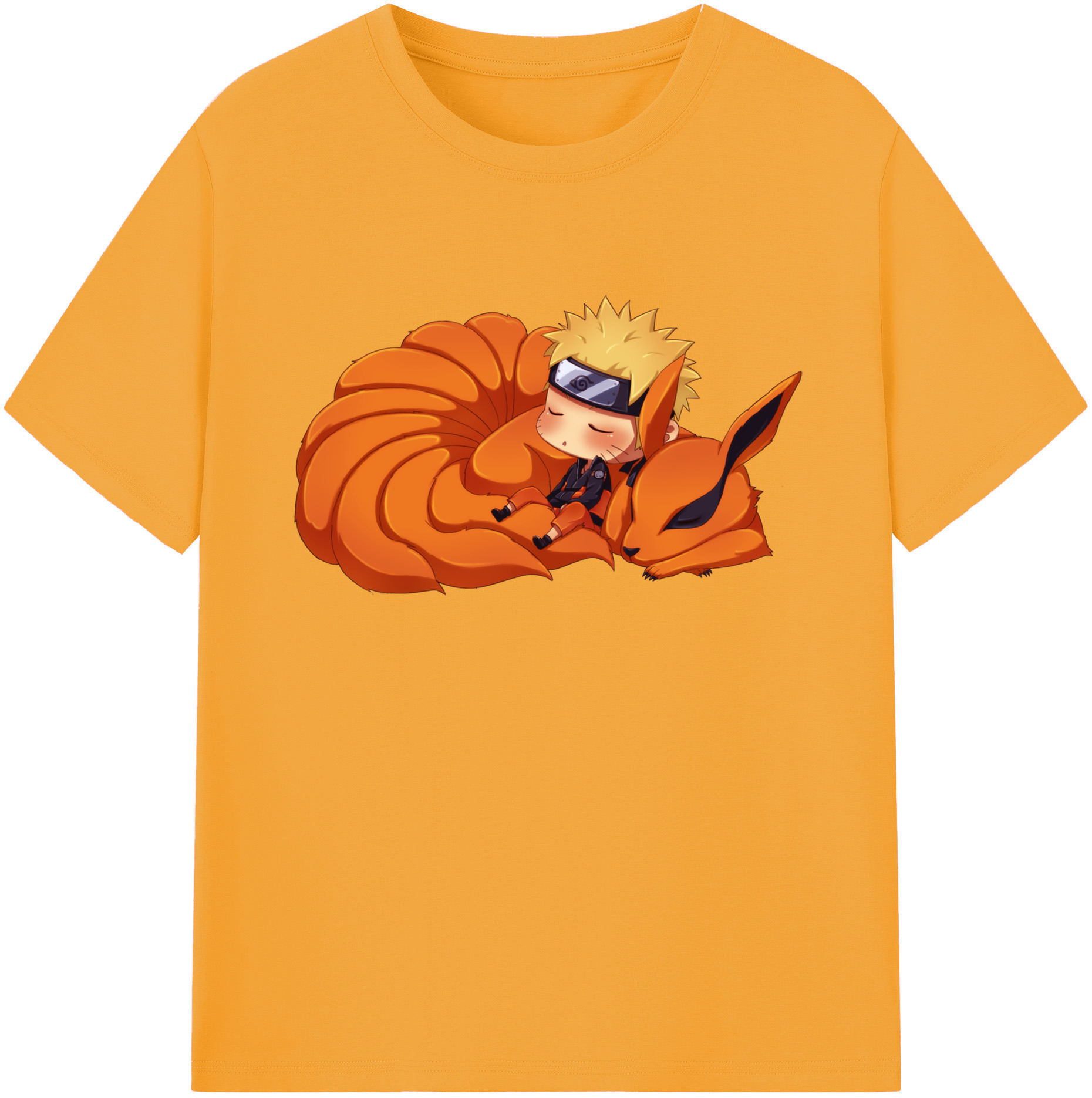 （画像用） NARUTO -ナルト- うずまき ナルト Uzumaki Naruto レディースカジュアルプリントTシャツ（綿100％）