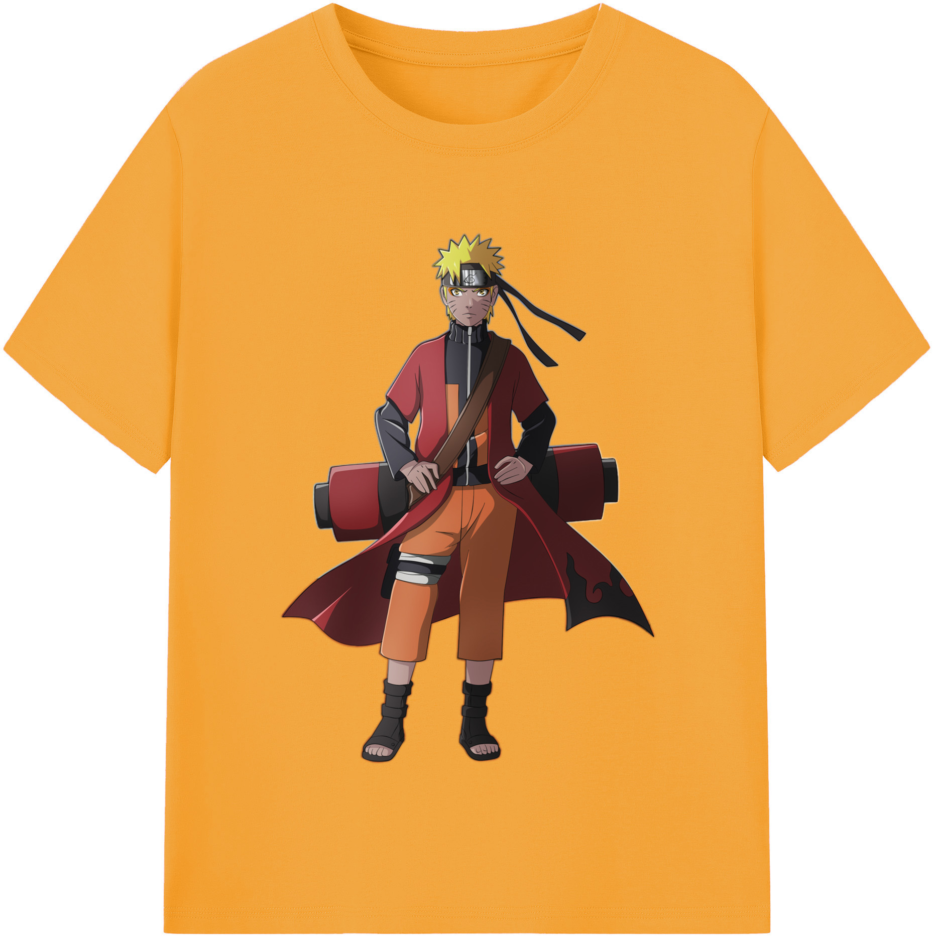 （画像用） NARUTO -ナルト- うずまき ナルト Uzumaki Naruto レディースカジュアルプリントTシャツ（綿100％）