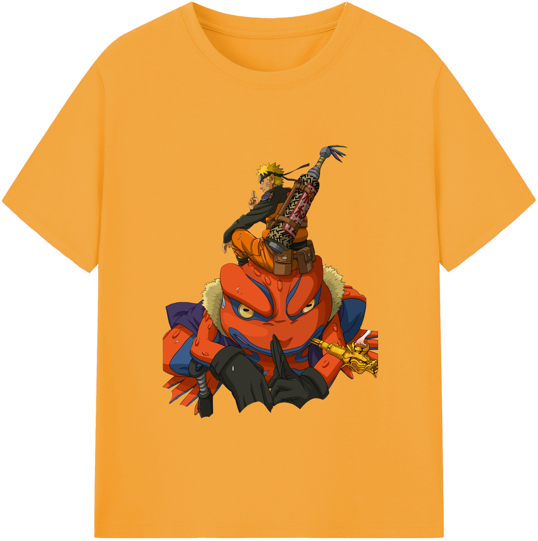 （画像用） NARUTO -ナルト- うずまき ナルト Uzumaki Naruto レディースカジュアルプリントTシャツ（綿100％）