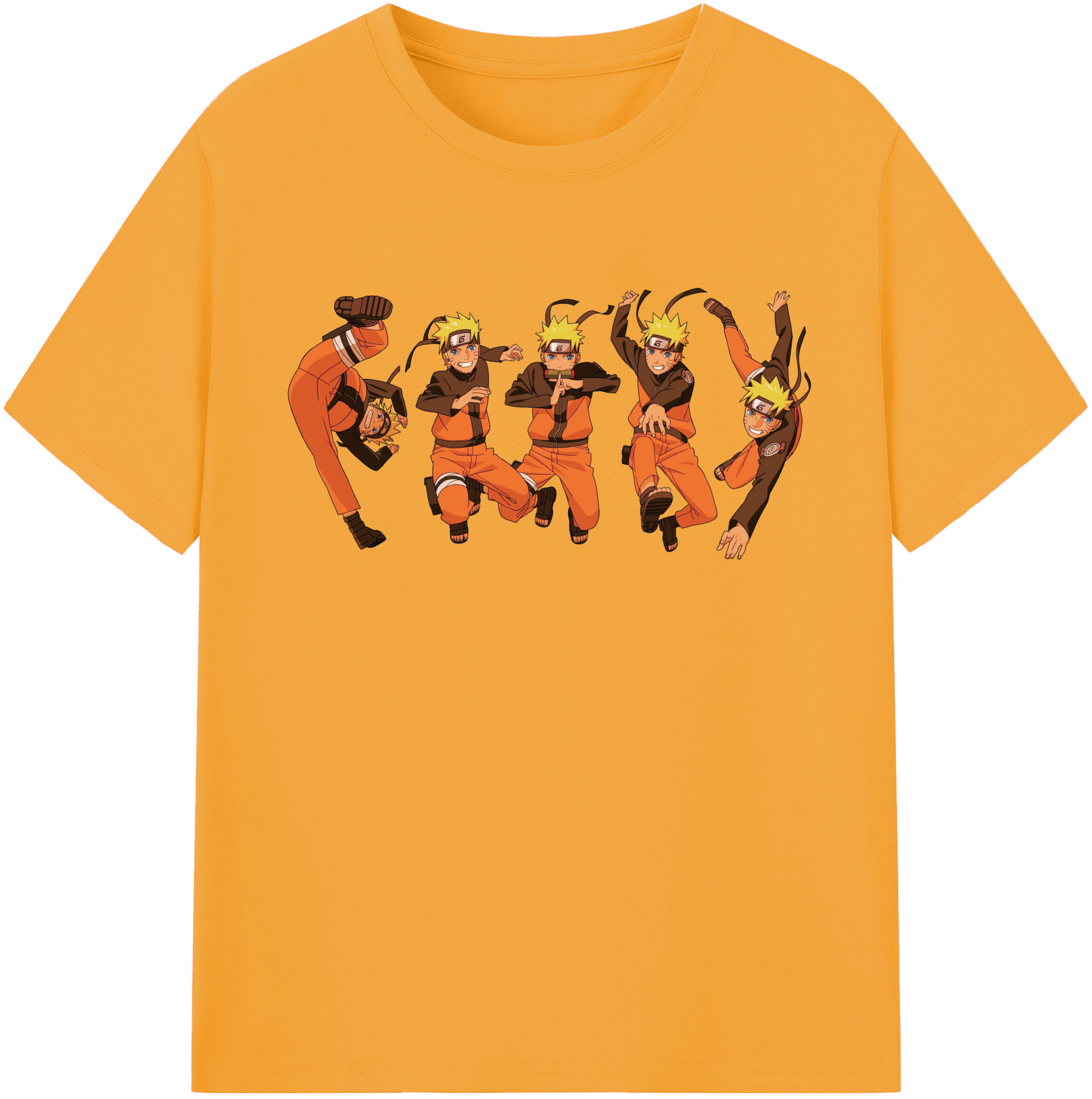 （画像用） NARUTO -ナルト- うずまき ナルト Uzumaki Naruto レディースカジュアルプリントTシャツ（綿100％）