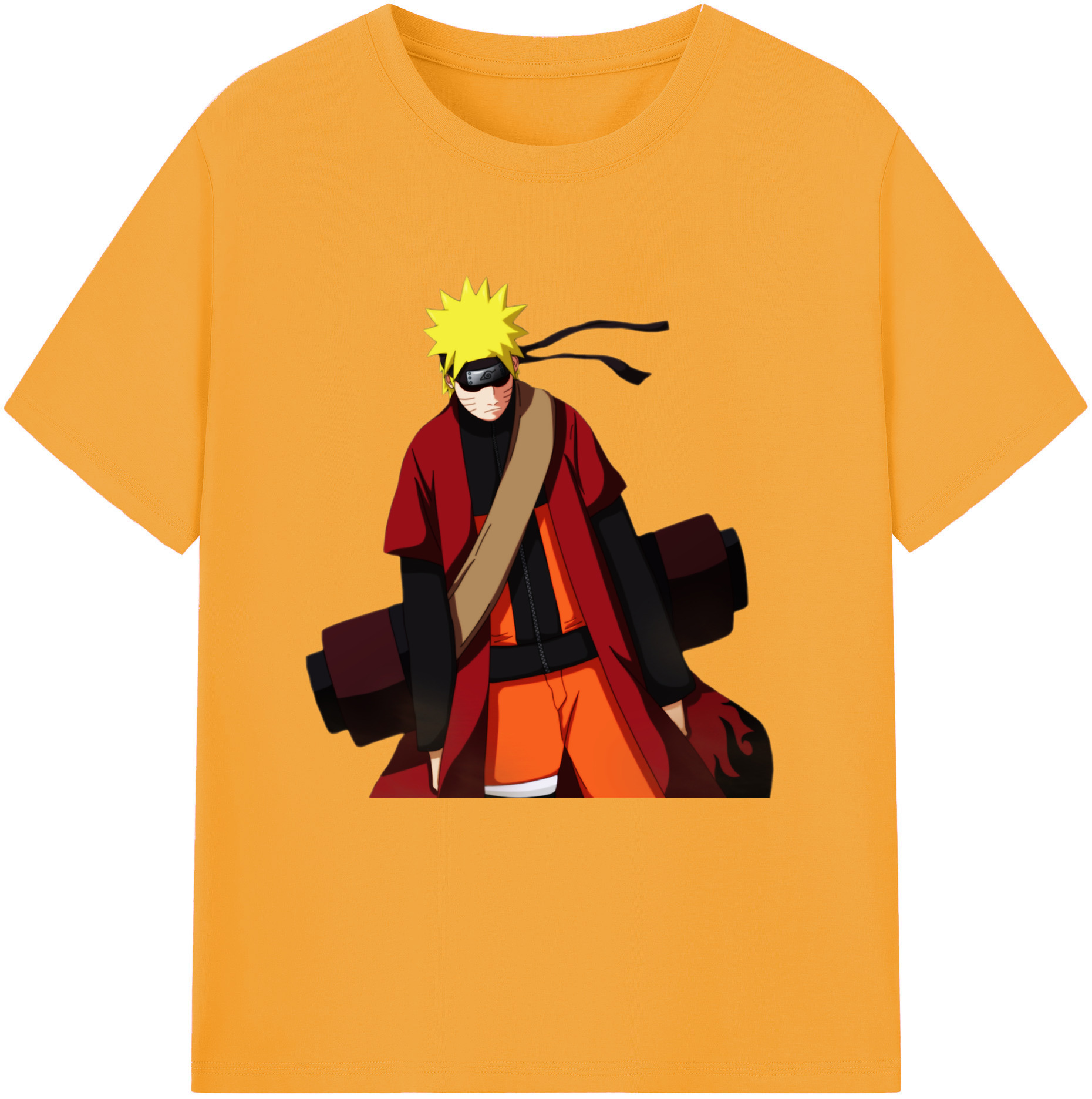 （画像用） NARUTO -ナルト- うずまき ナルト Uzumaki Naruto レディースカジュアルプリントTシャツ（綿100％）